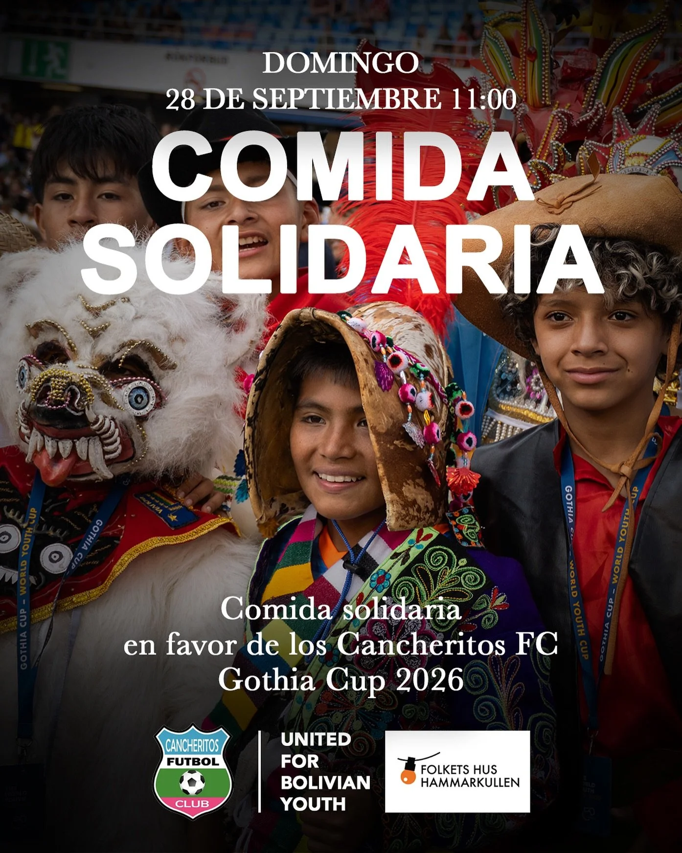 P&aring; s&ouml;ndag den 28 september kl 11:00 kommer vi s&auml;lja mat i kaf&eacute;et @folketshushammarkullen 

Ut&ouml;ver matf&ouml;rs&auml;ljning kommer det ocks&aring; en h&auml;lsning fr&aring;n laget, vi kommer informera om Gothia Cup 2026 oc