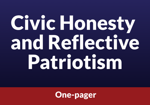 Civic Honesty, Reflective Patriotism