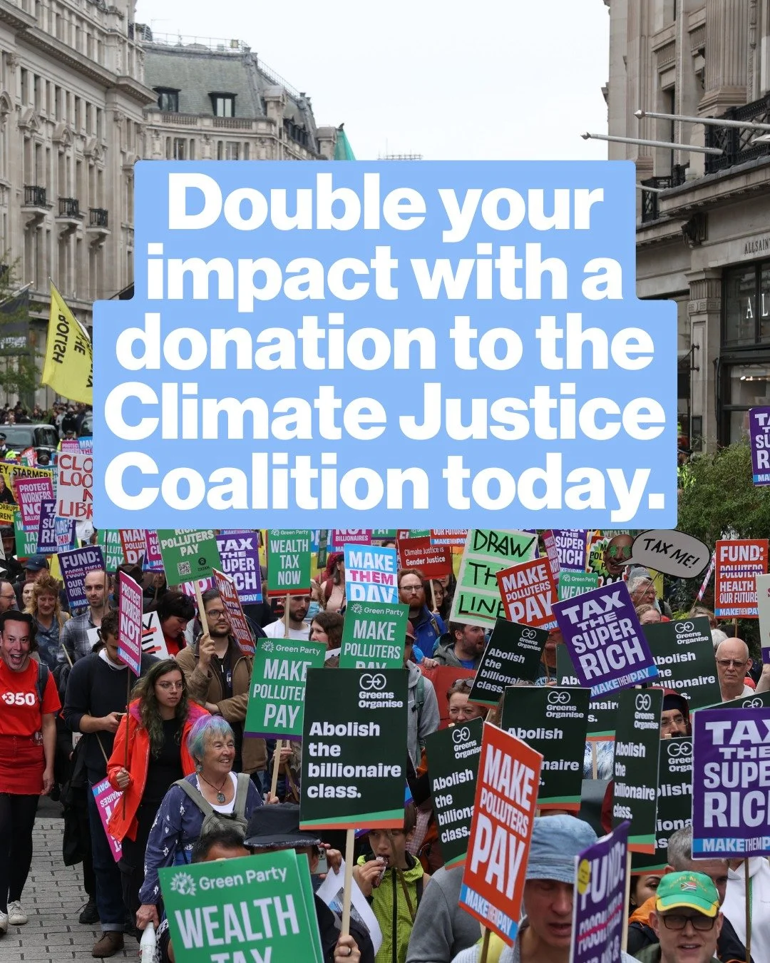 Donate to the Climate Justice Coalition&rsquo;s crowdfunder!

As the rise of the far right threatens our lives and planet, it&rsquo;s more important than ever we support organisations working to connect communities, groups and movements &ndash; so we