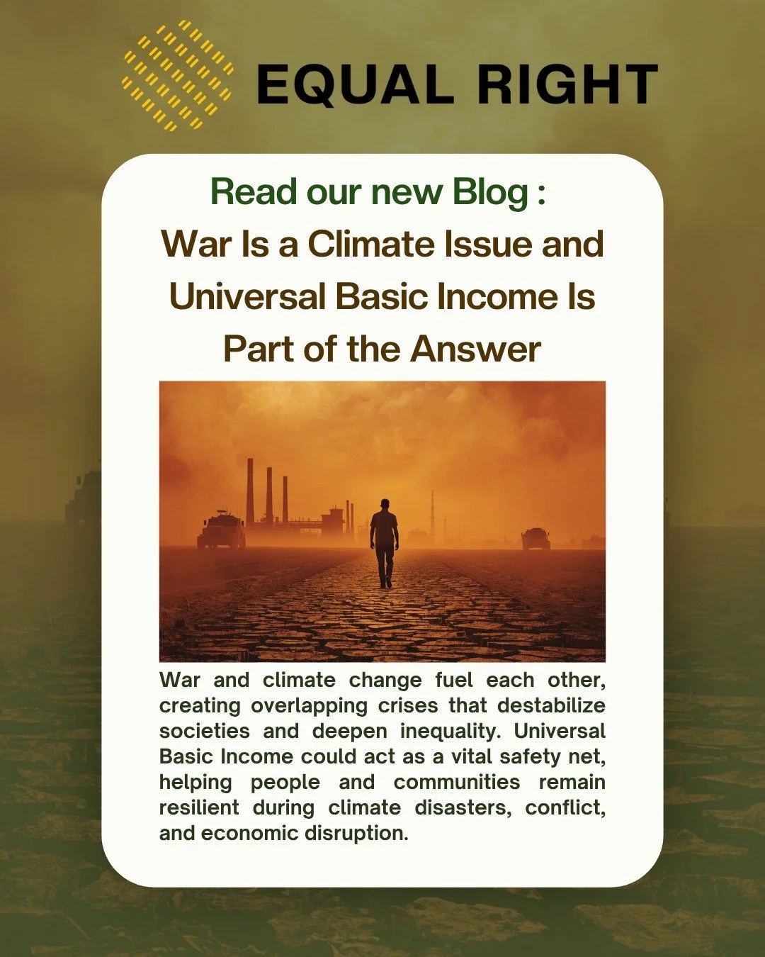 Check out our latest blog by our Climate Justice Fellow Christine Wainaina, where she explores how war and climate change are no longer separate crises, but deeply interconnected challenges that intensify each other&rsquo;s impact on people, communit