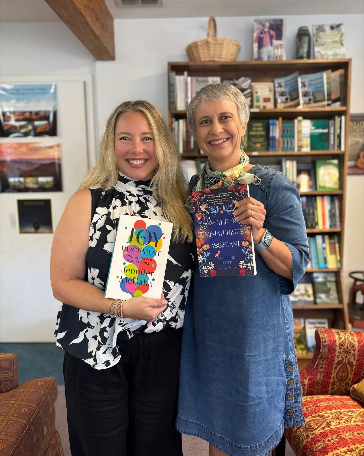 @city.lights.nc is a jewel of a bookstore, and Sylva, NC, is such a great town. The best part was getting to be interviewed about The Miniaturist&rsquo;s Assistant by Jennifer McGaha: she asked the most interesting questions and had the coolest insig
