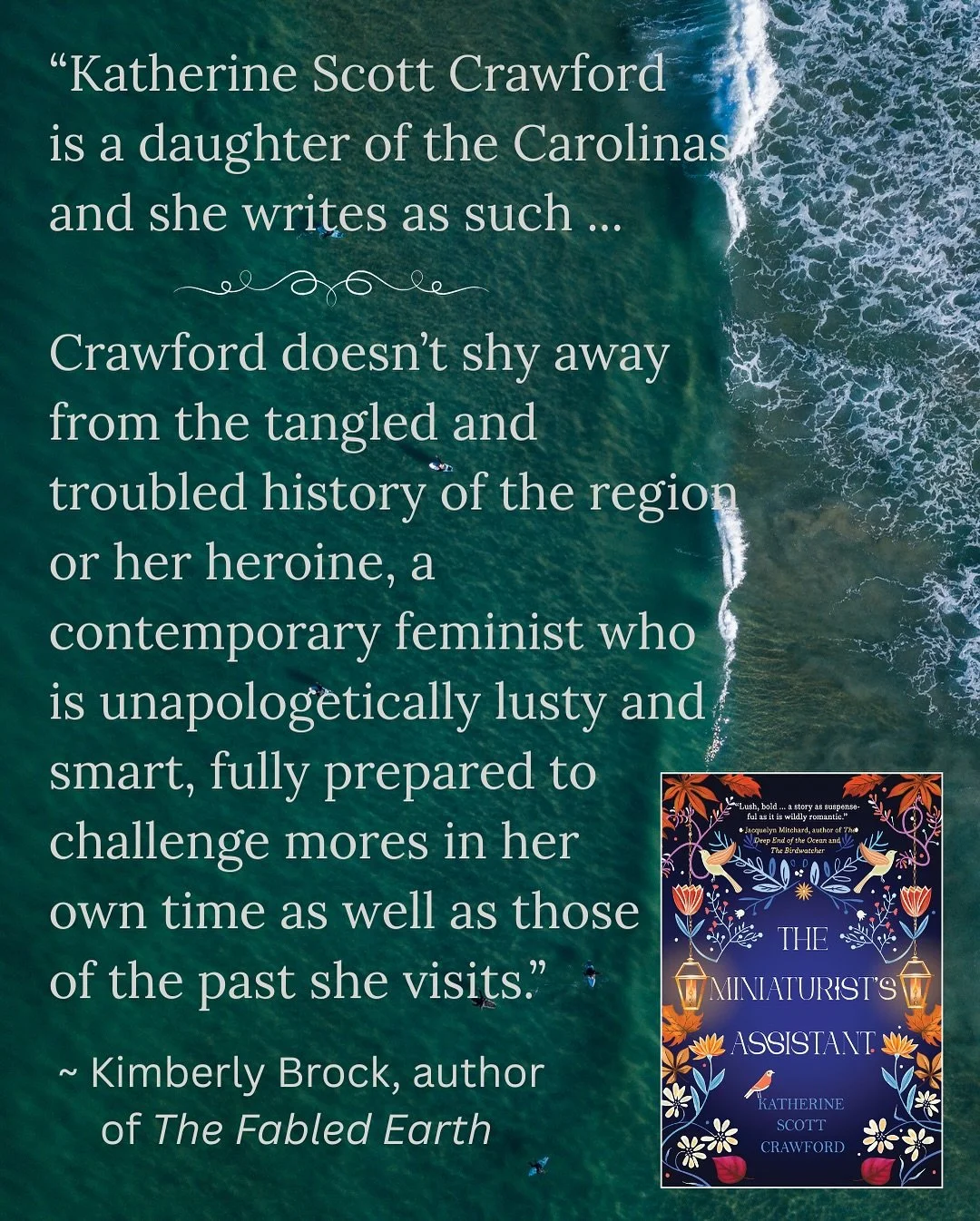 Georgia, you are on my mind! I can&rsquo;t wait for this next stop on book tour for The Miniaturist&rsquo;s Assistant! Atlanta-area folks, get your tickets now for Wednesday&rsquo;s evening event @poeandcompanybookstorellc in Milton, GA! (Swipe ⬅️ fo