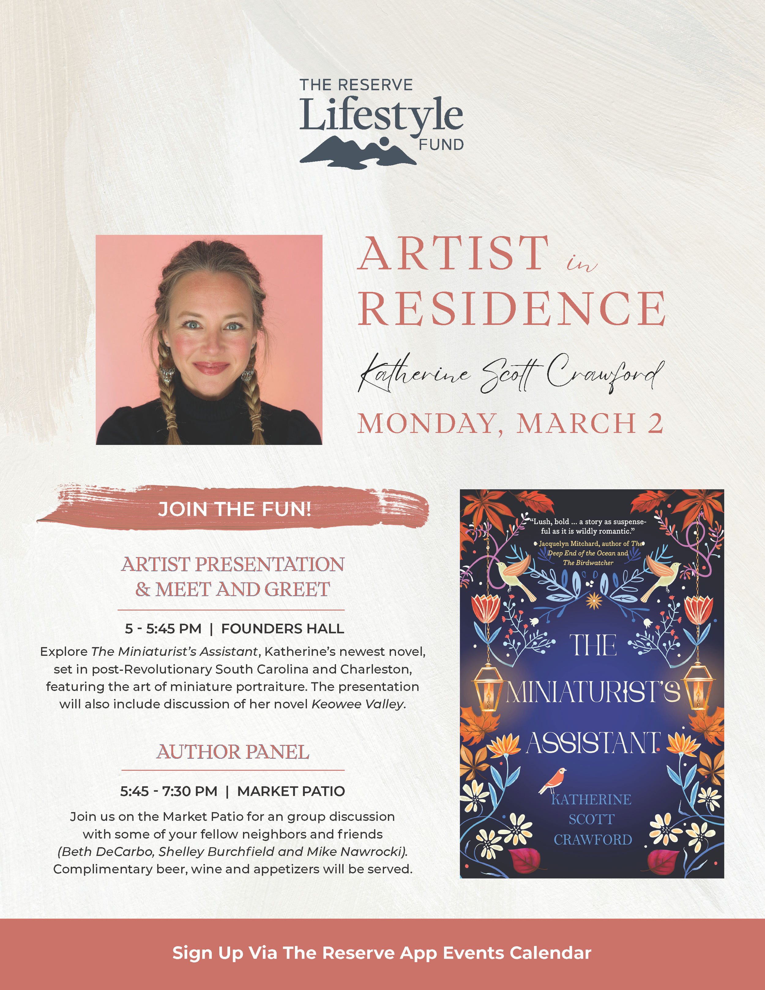 Katherine Scott Crawford: artist-in-Residence at The Reserve at Lake Keowee