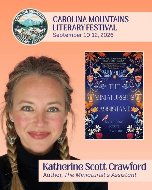 Come see me at the carolina mountains literary festival