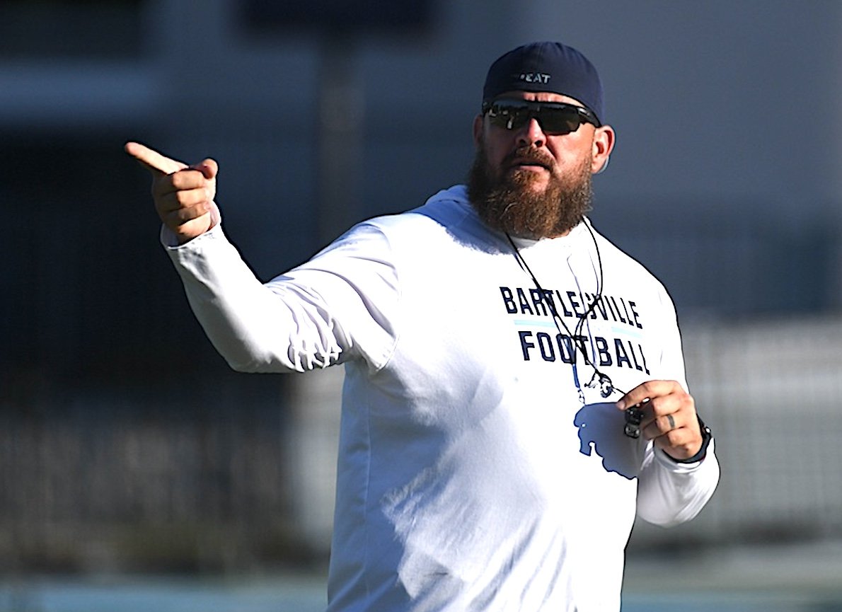 BARTLESVILLE BRUINS HEAD FOOTBALL COACH HARRY WRIGHT RESIGNS