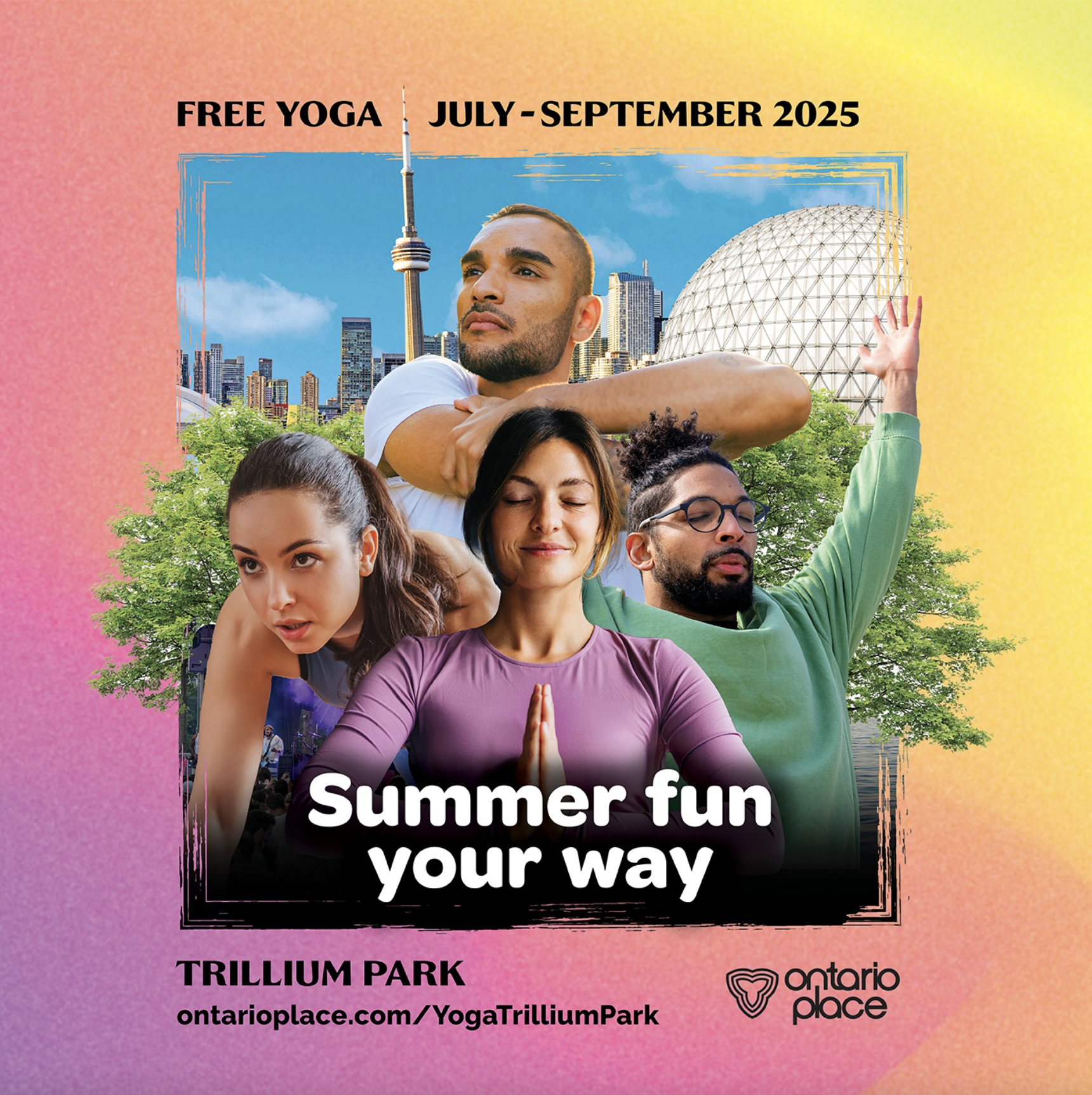 Yoga in Trillium Park