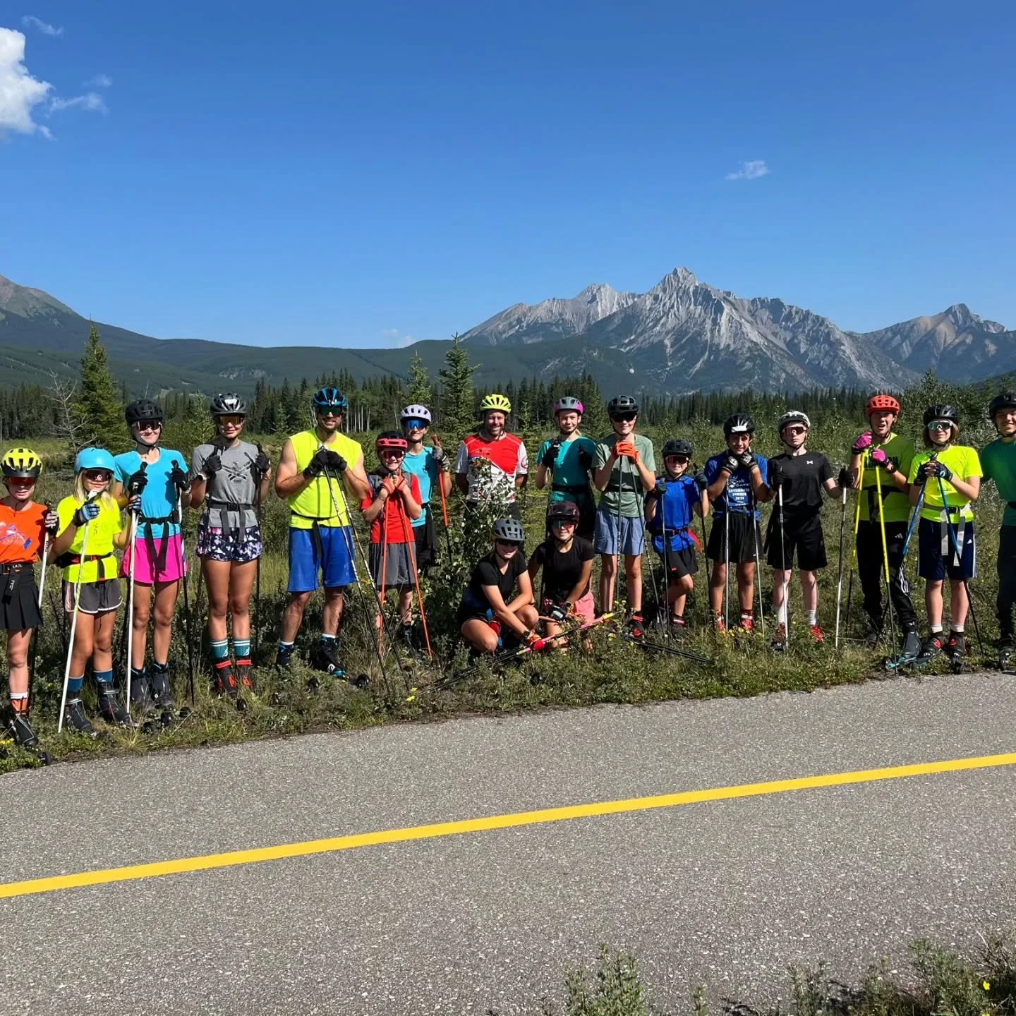 Looking back on the Saskatchewan Development Team's Kananaskis Camp from last month.

16 athletes from the Dev Team, 5 days, 4 nights, lots of parents and coaches to lend a hand, made for a great training camp in the mountains.

Hiking up Wind Ridge 