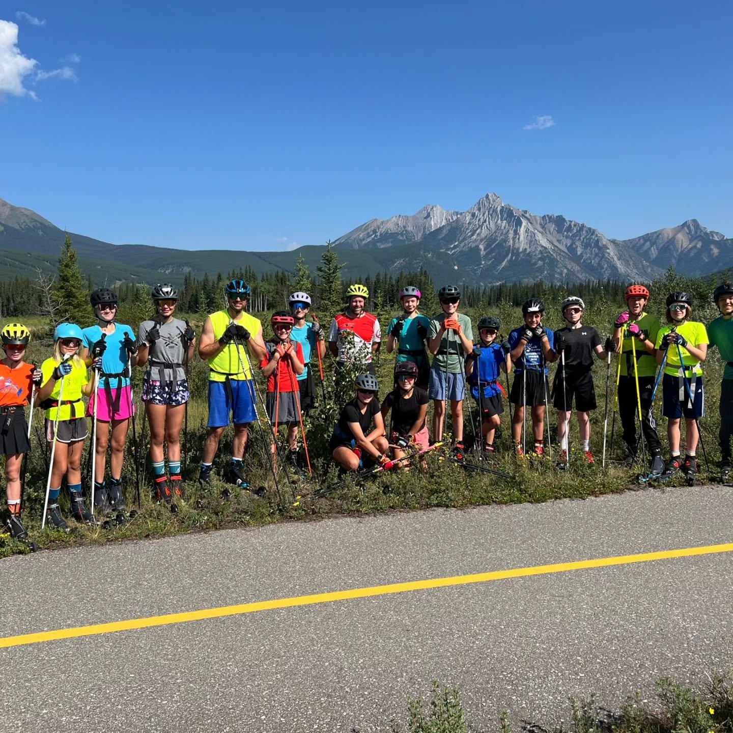 Looking back on the Saskatchewan Development Team's Kananaskis Camp from last month.

16 athletes from the Dev Team, 5 days, 4 nights, lots of parents and coaches to lend a hand, made for a great training camp in the mountains.

Hiking up Wind Ridge 