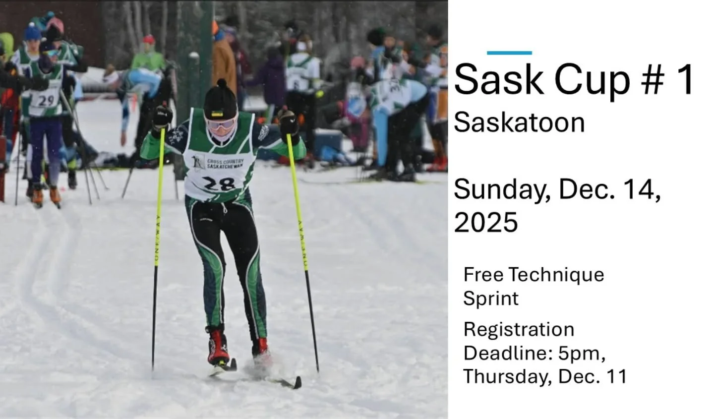 📸@nordicphotosk 

Sask Cup racing is kicking off this weekend, in Saskatoon.

Originally scheduled as a 2-day race weekend, frigid temperatures forecasted for Saturday, Dec. 13 have resulted in a switch to a 1-day Sask Cup race weekend, on Sunday, D