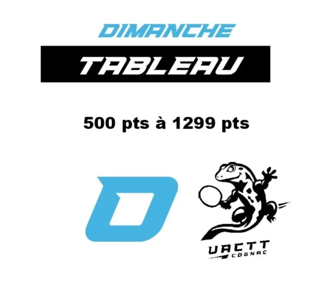 Tableau O - Dimanche 500 pts à 1299 pts