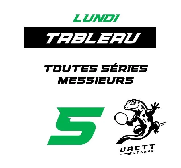 Tableau S - Lundi Toutes Séries Messieurs
