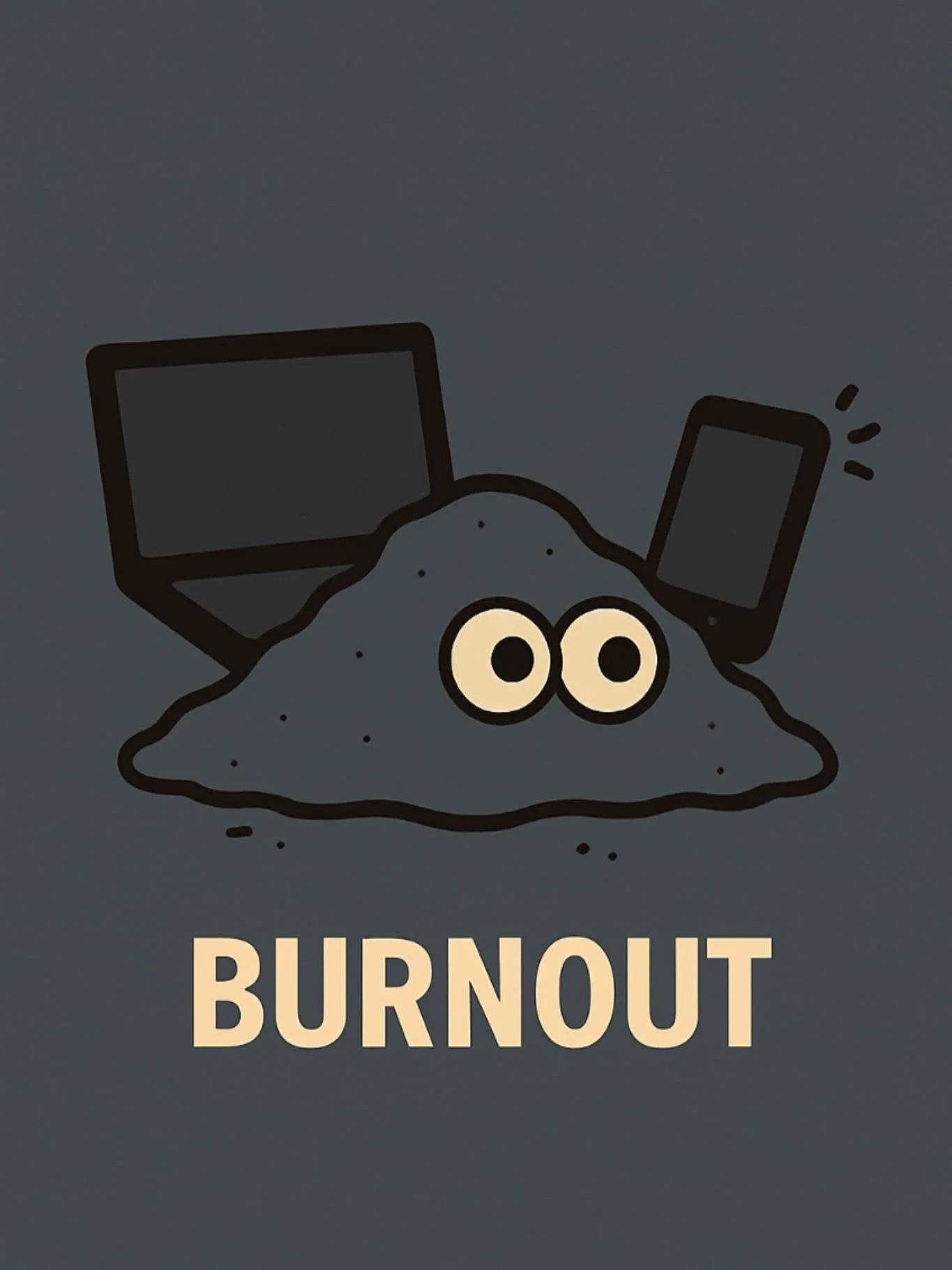 Sometimes burnout feels like being a pile of ash with a pair of eyes peeking out. Still technically here, but running on nothing.

It&rsquo;s comical to picture, but in reality it can feel overwhelming: exhaustion that won&rsquo;t lift, pressure you 