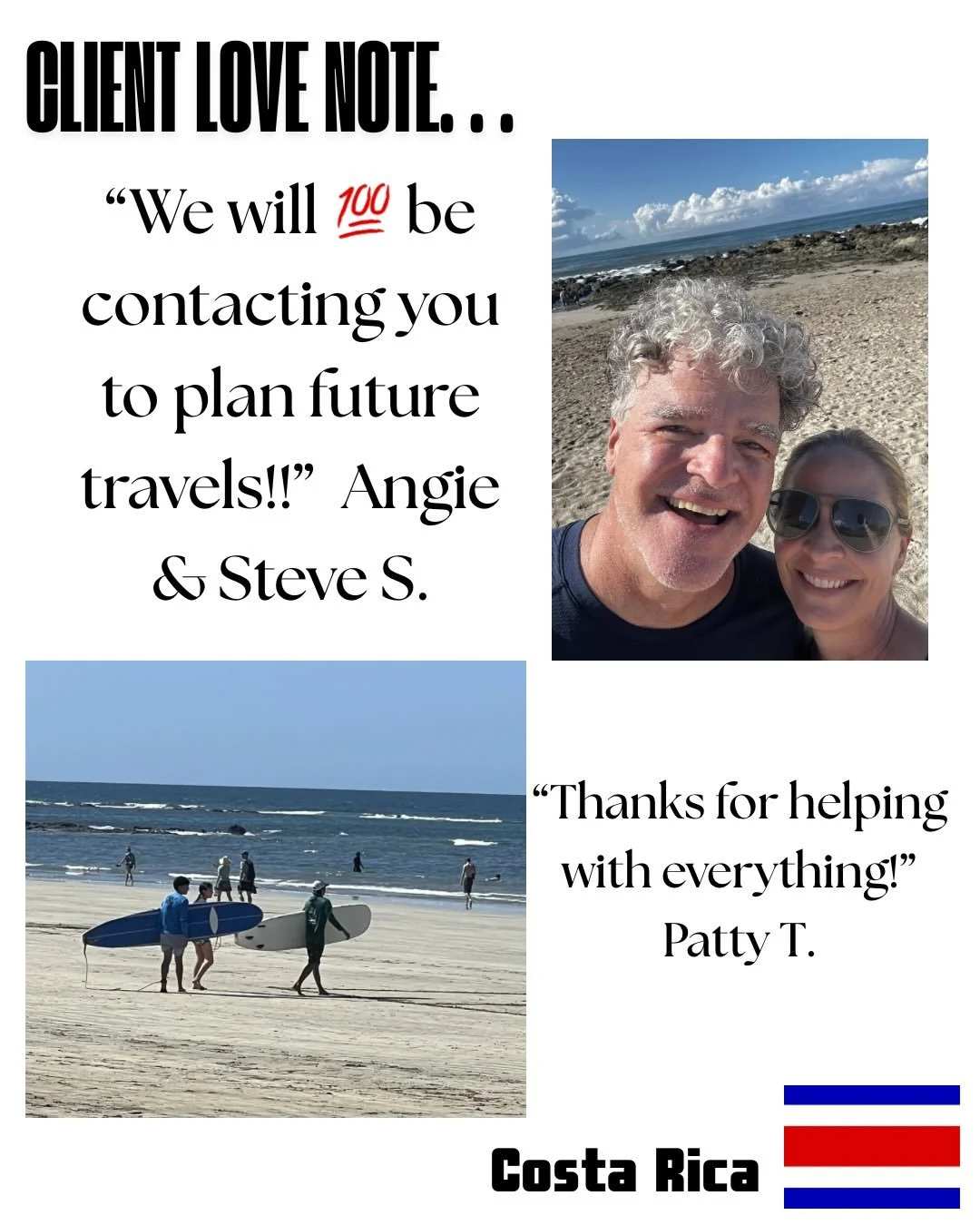 Holiday 2025 ✨🌴 LOVE NOTE COSTA RICA

Two families of four. Two different airports &mdash; Juan Santamar&iacute;a International Airport (SJO) &amp; Daniel Oduber Quir&oacute;s International Airport (LIB). And two completely different Costa Rica expe
