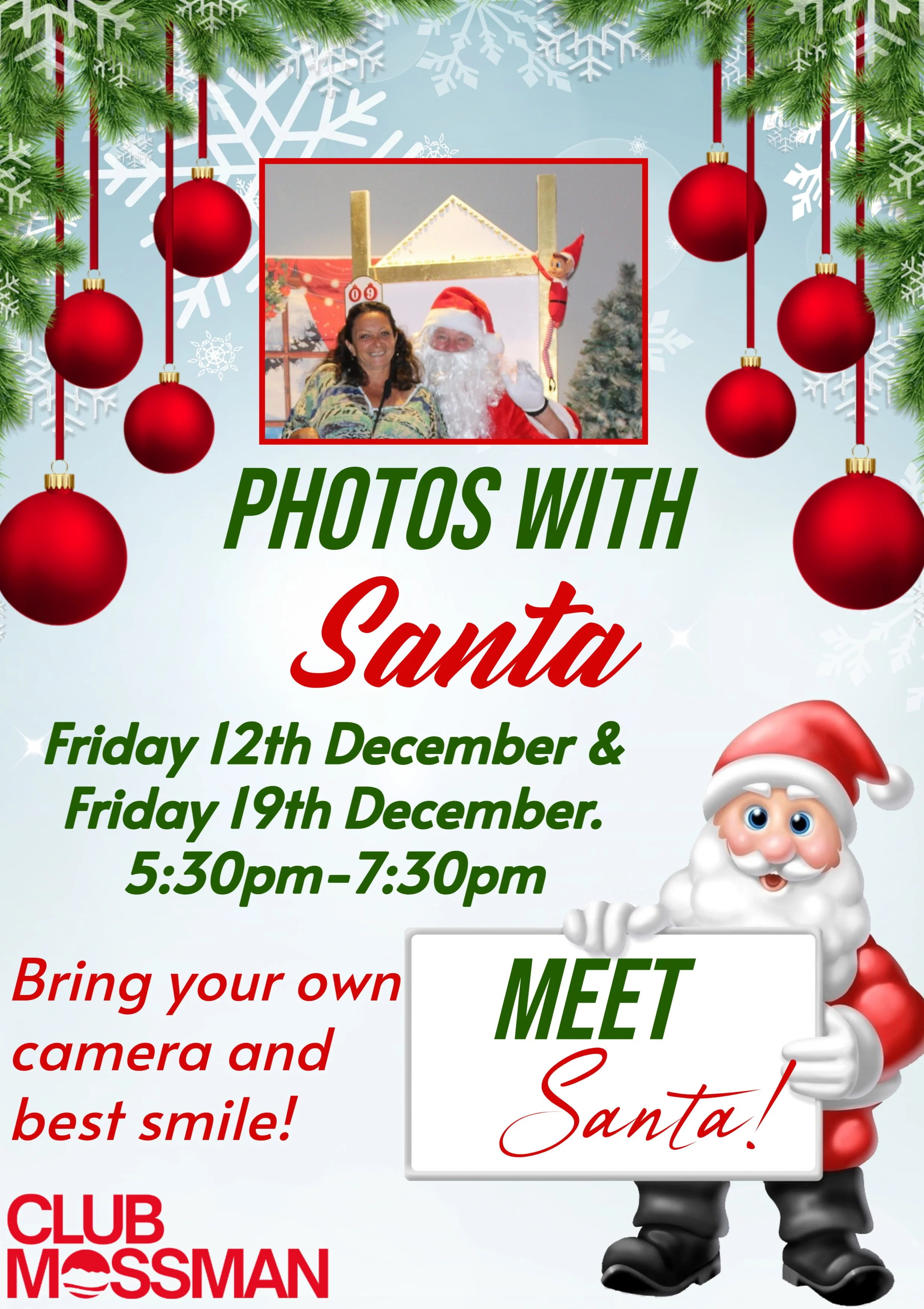 club mossman photos with santa