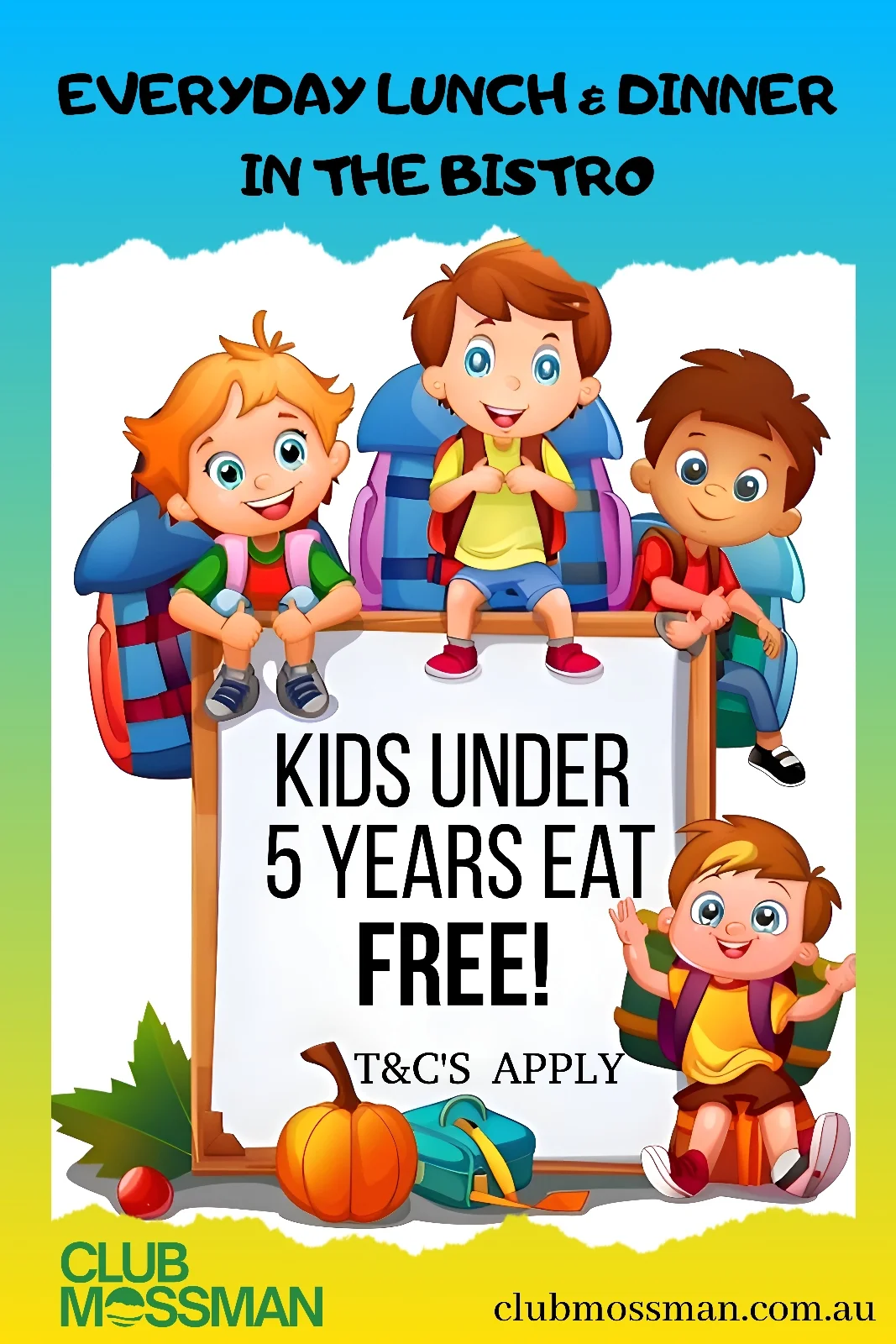Kids Under 5 Eat Free