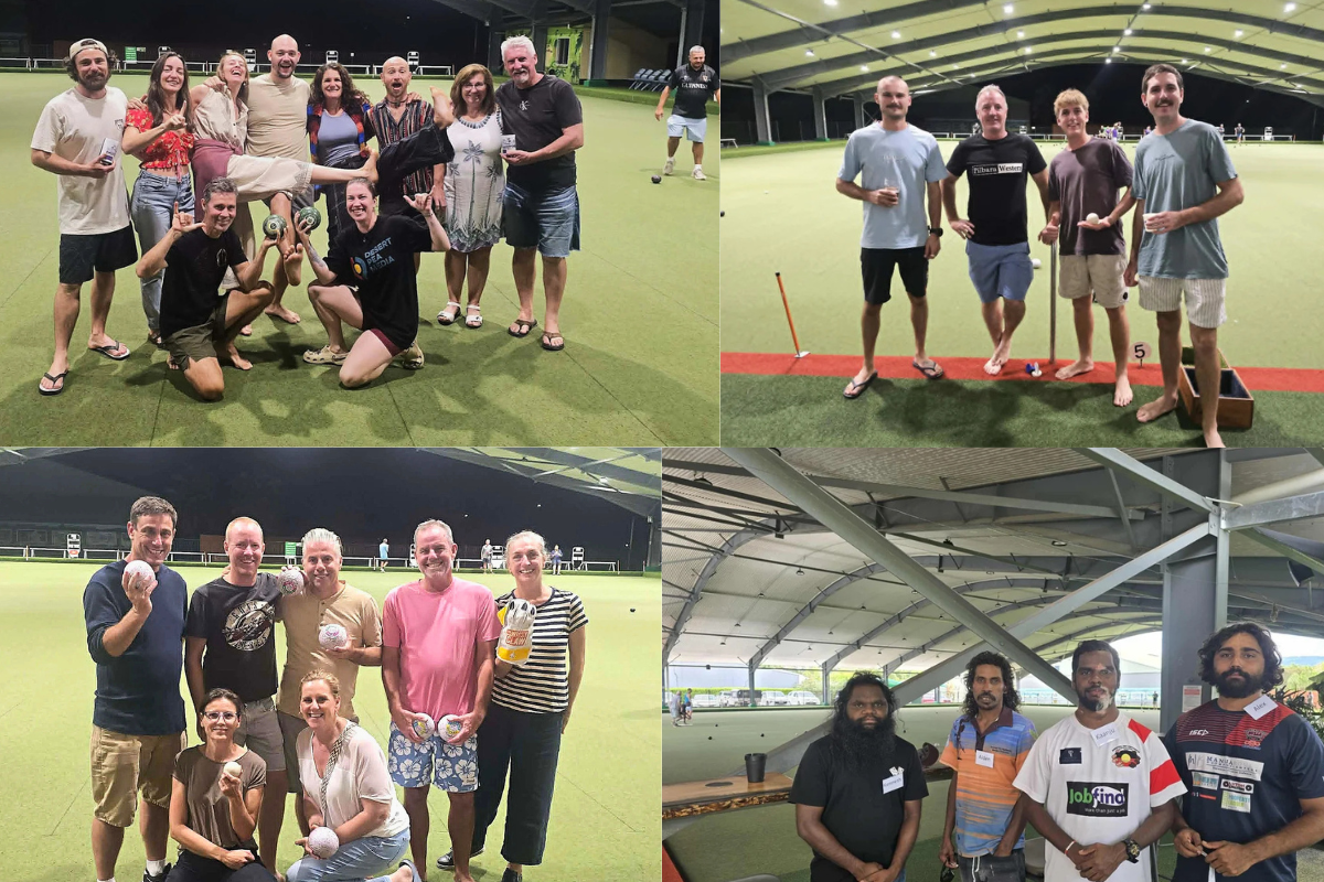 social bowls photos  at club mossman