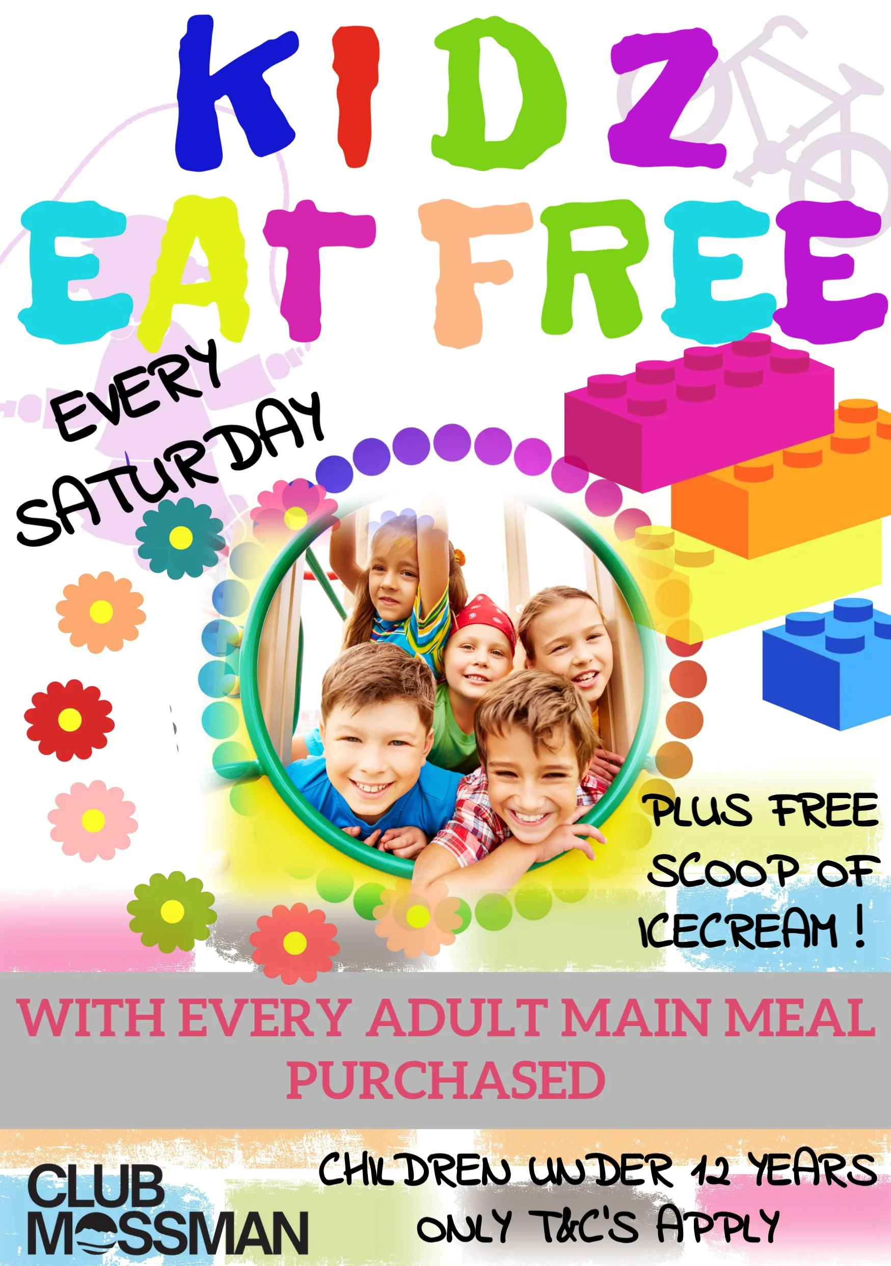Kids Eat Free Saturdays