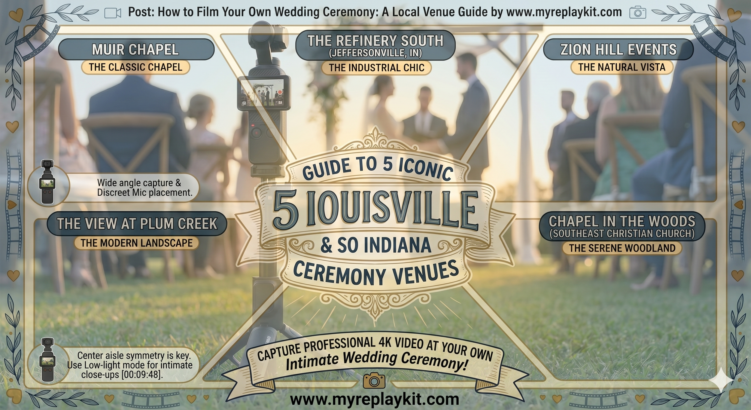 How to Film Your Own Wedding Ceremony at These 5 Iconic Louisville &amp; Southern Indiana Venues