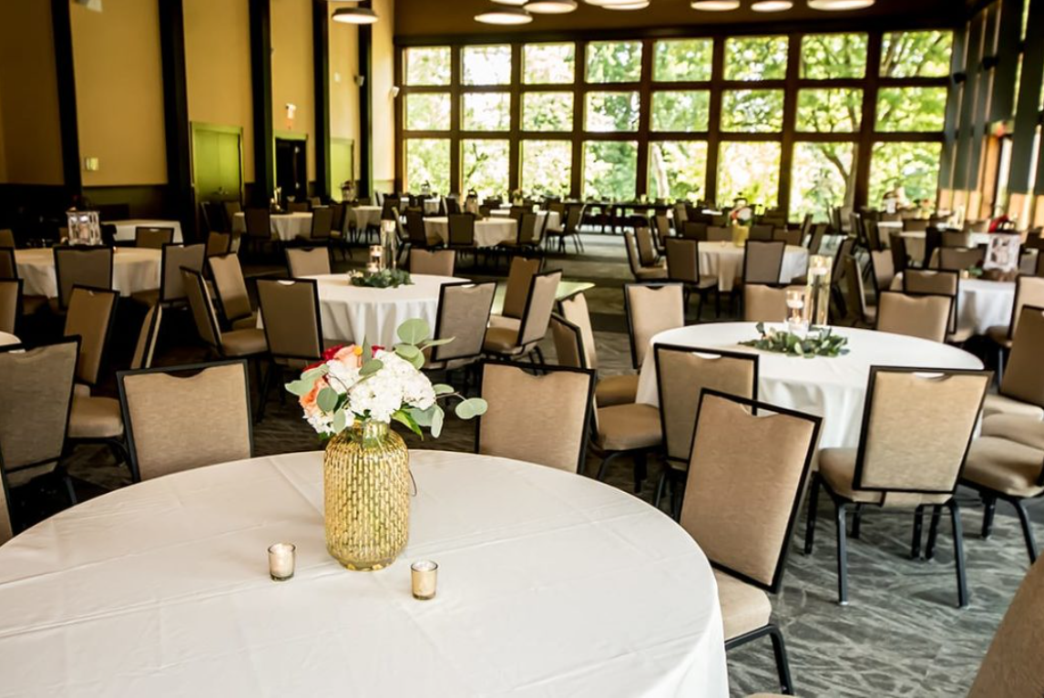 Natural light in reception space at Gheens Lodge