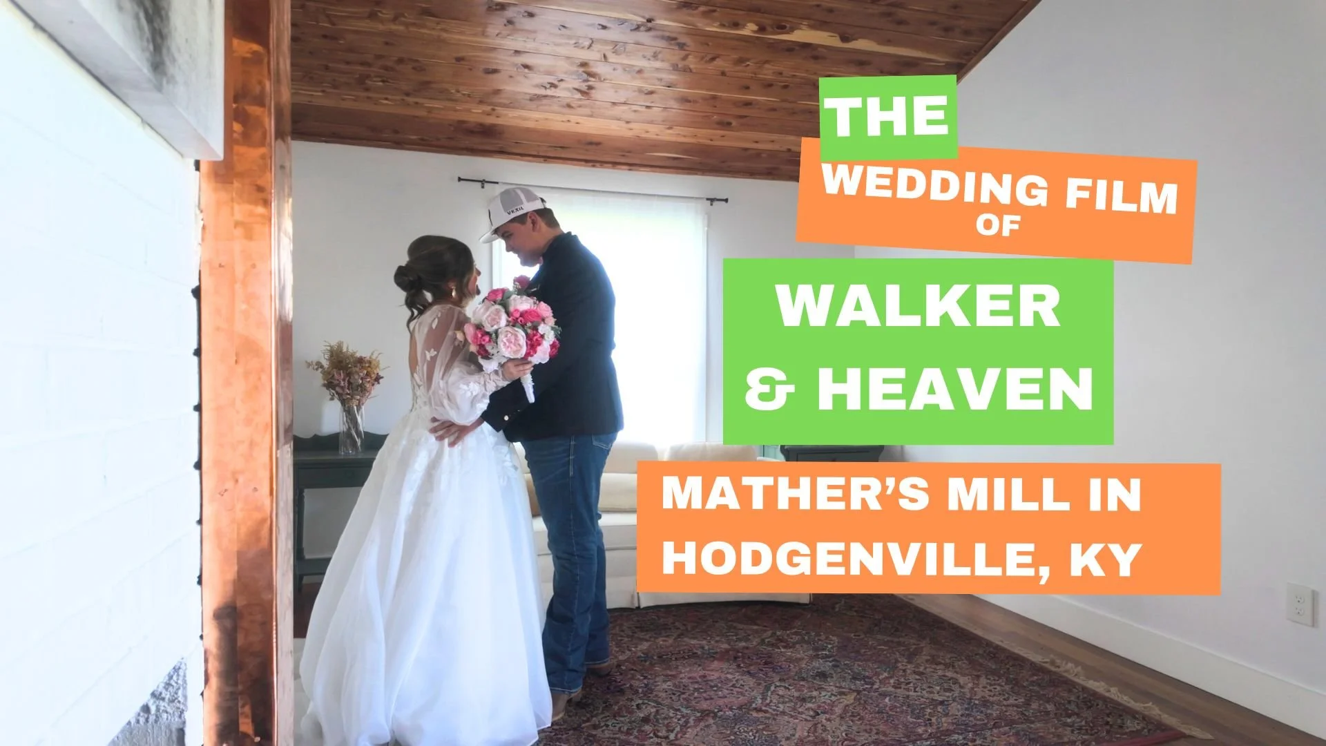 Bride and Groom Frist Look