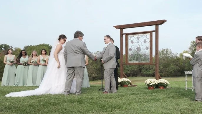 Zion Hill Events ceremony in the field