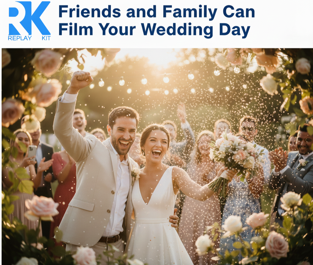 Celebration with rice thrown as couple walks