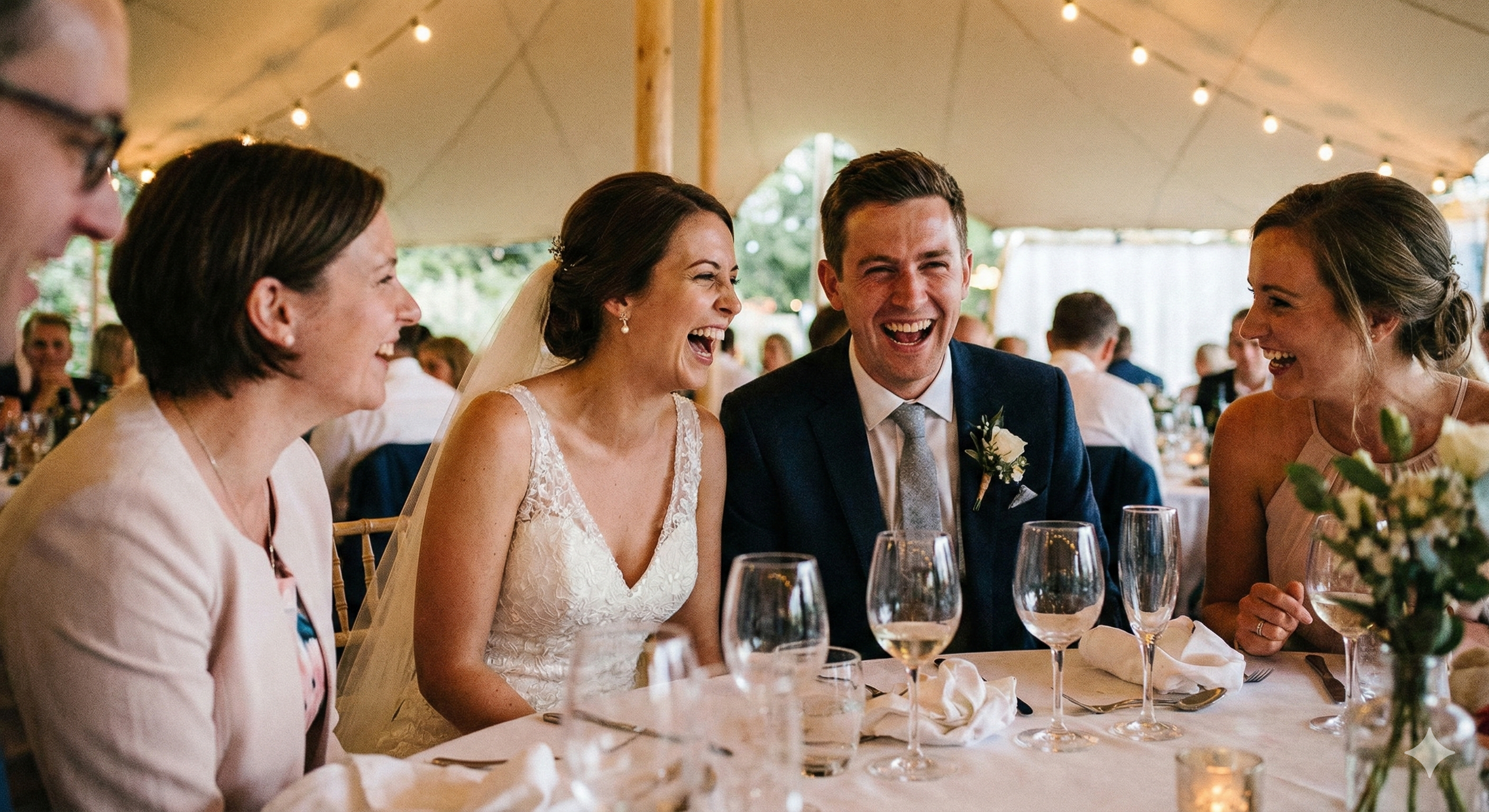 Table of laughter caught raw and unscripted