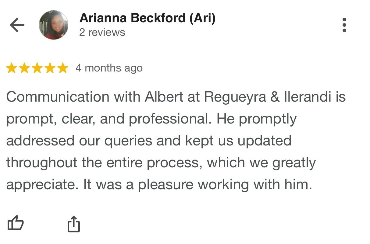 Positive review of Alberto Regueyra