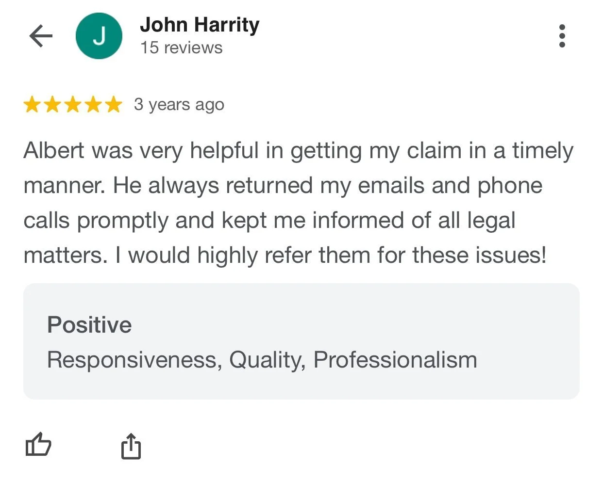 Positive review of Alberto Regueyra