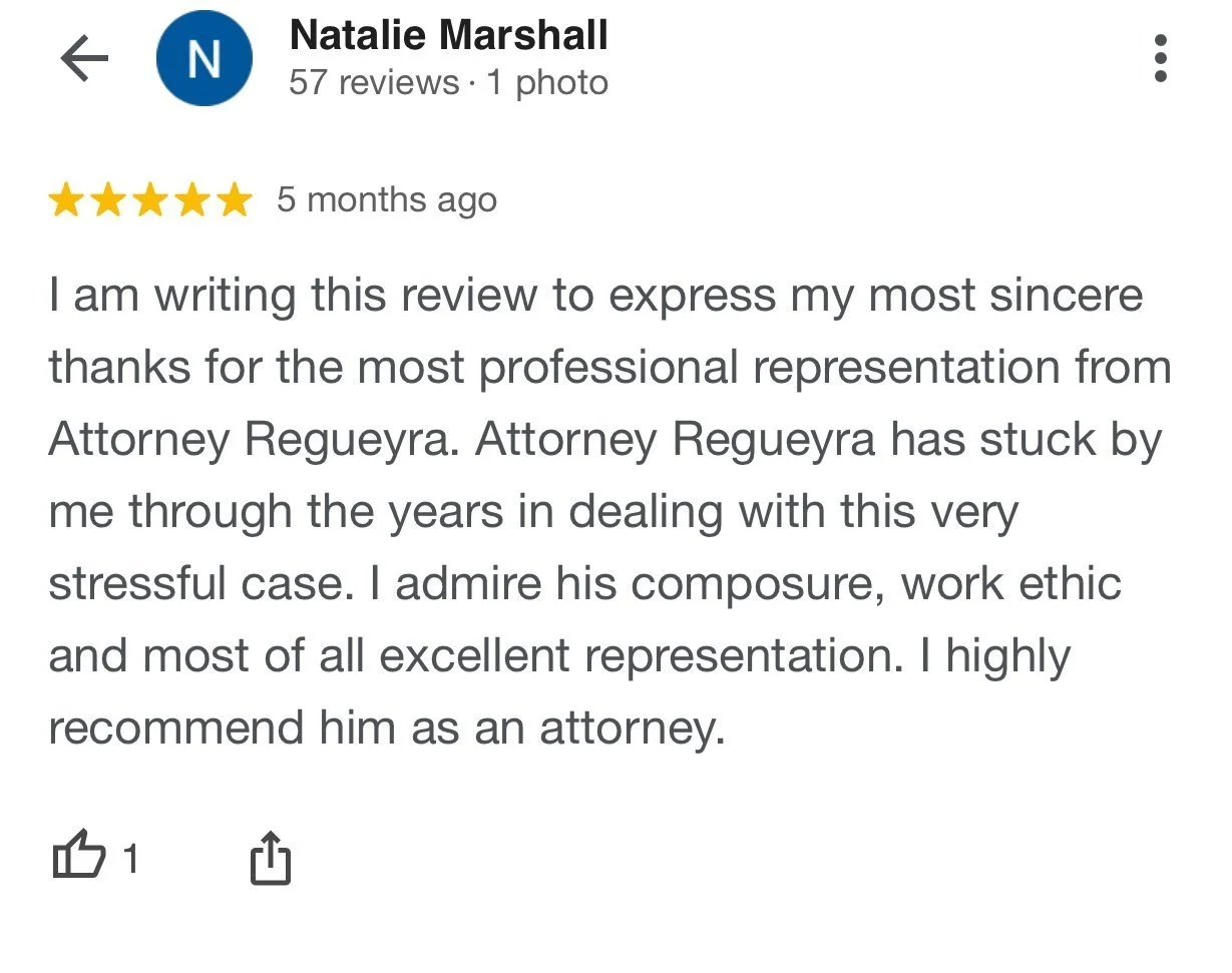 Positive review of Alberto Regueyra