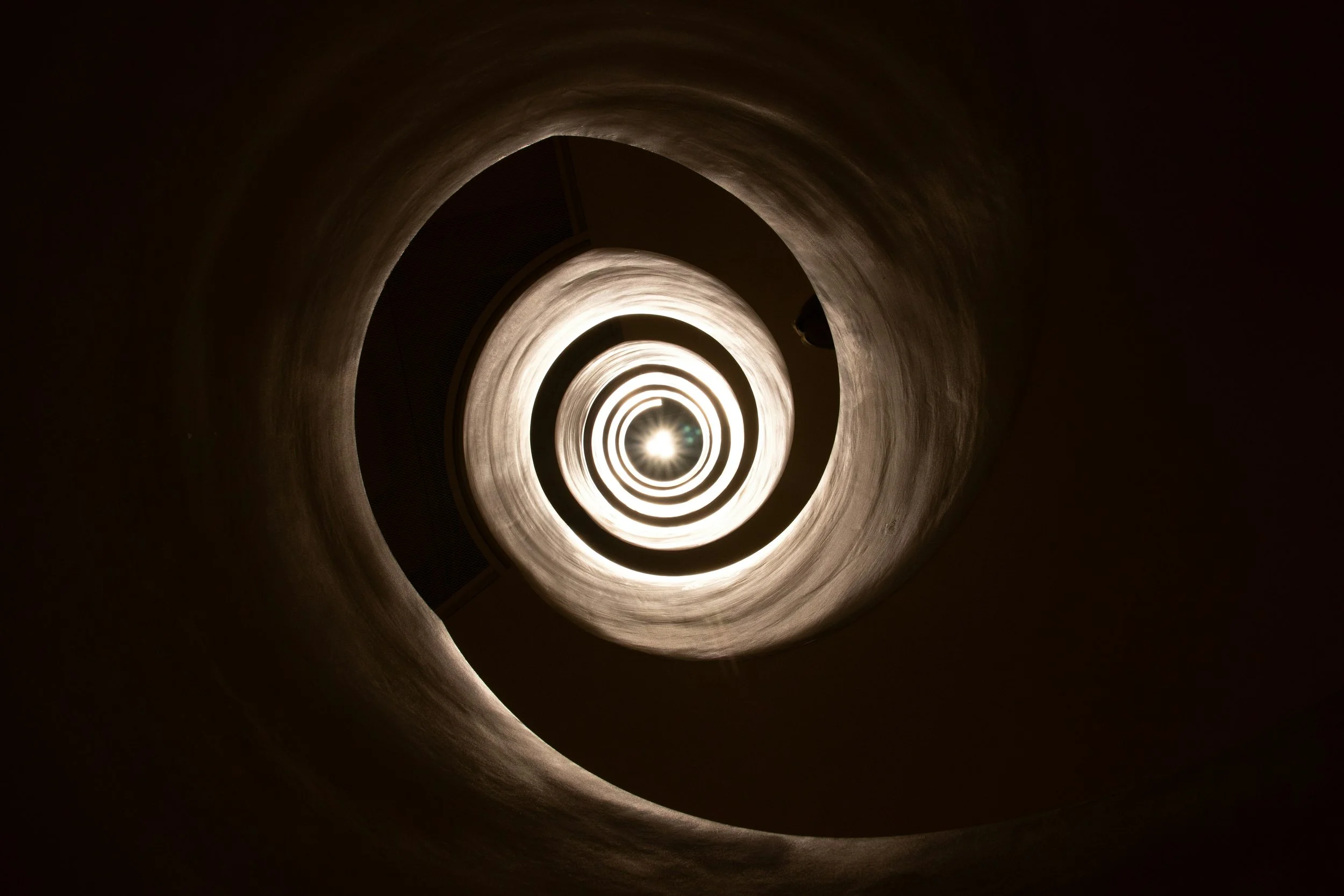 Spiral of light.