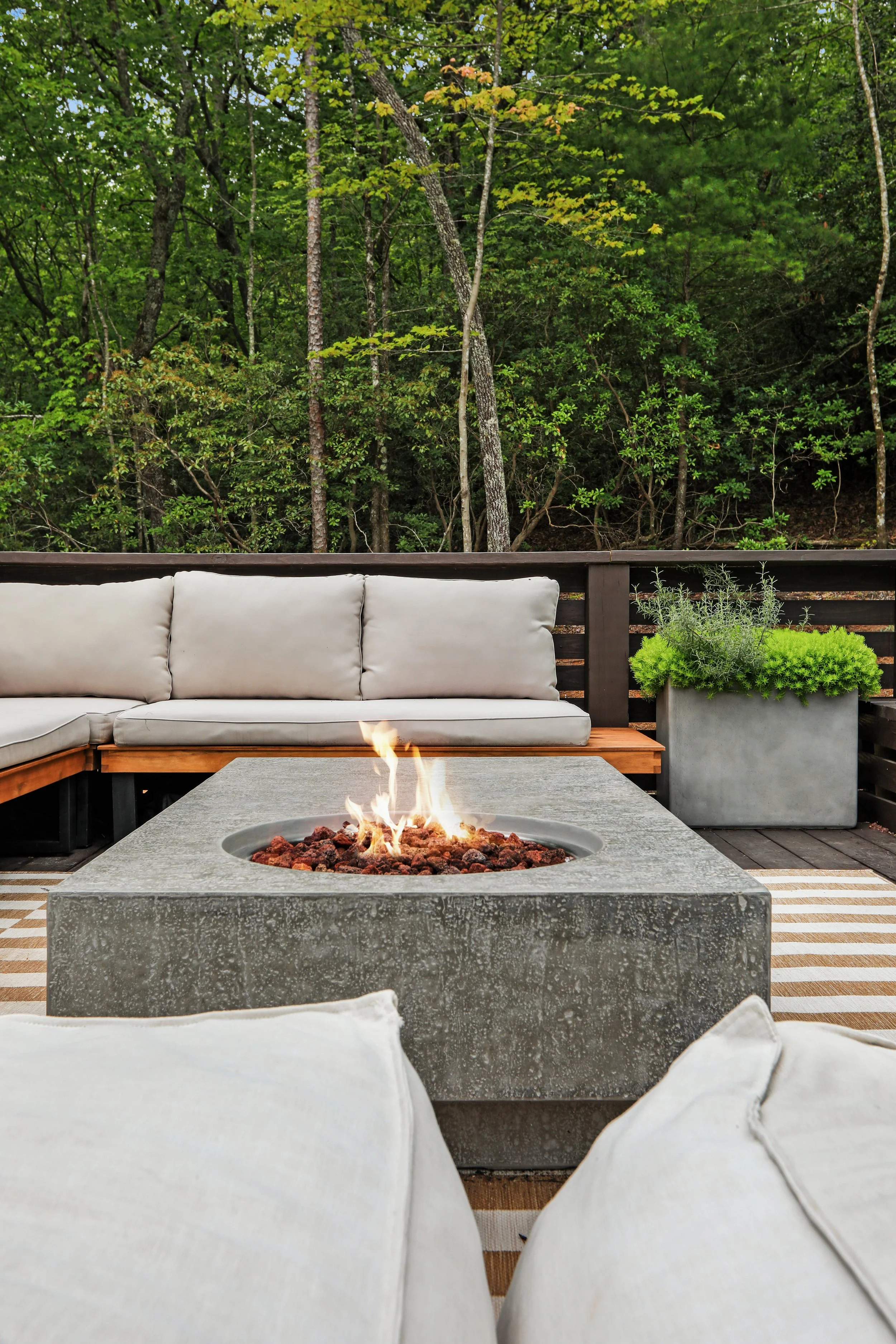 Exterior living area. 