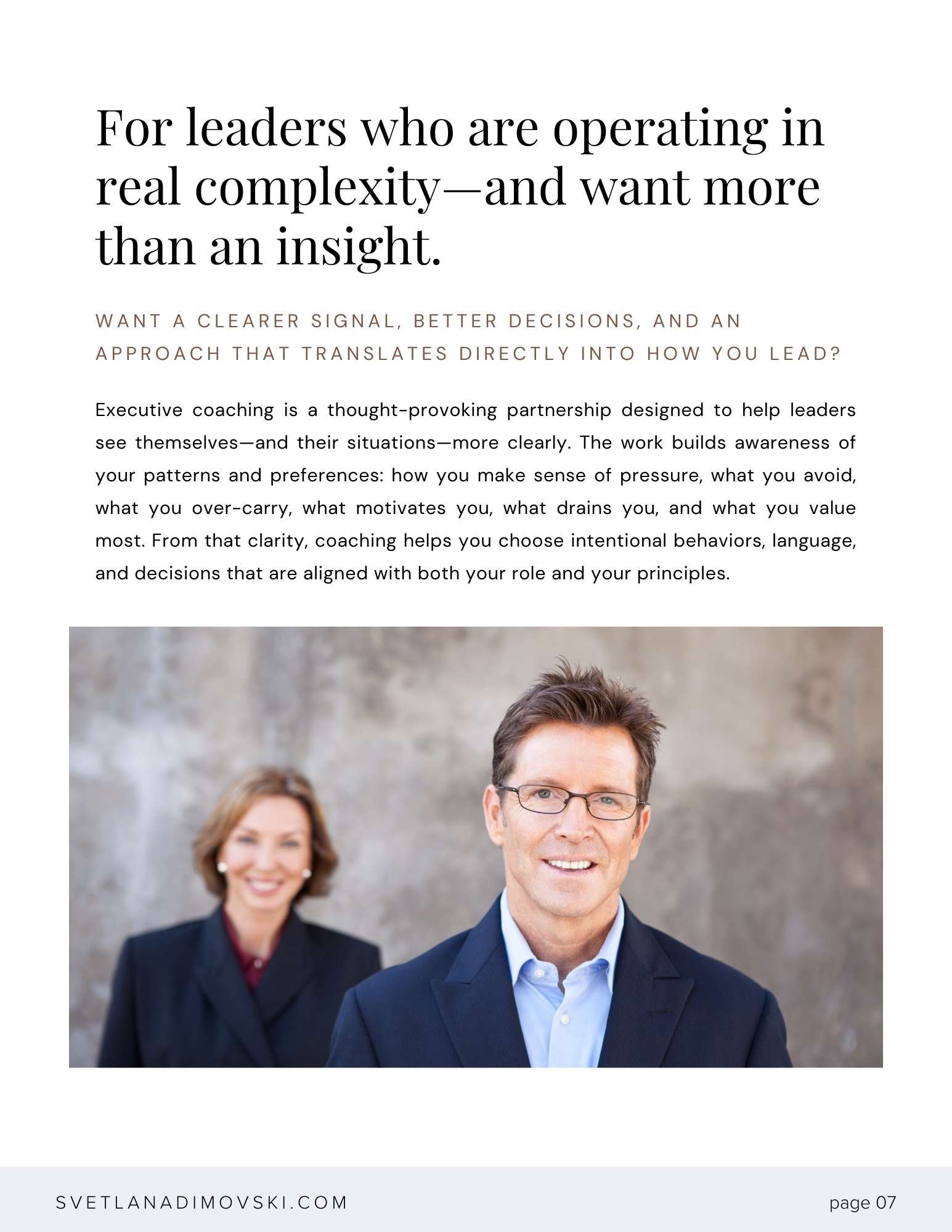 Client Case Studies Booklet Page