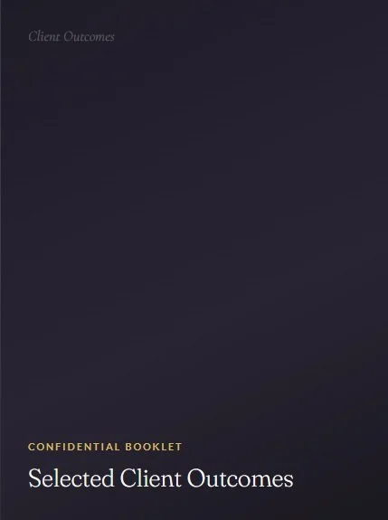 selected client outcomes executive coaching booklet