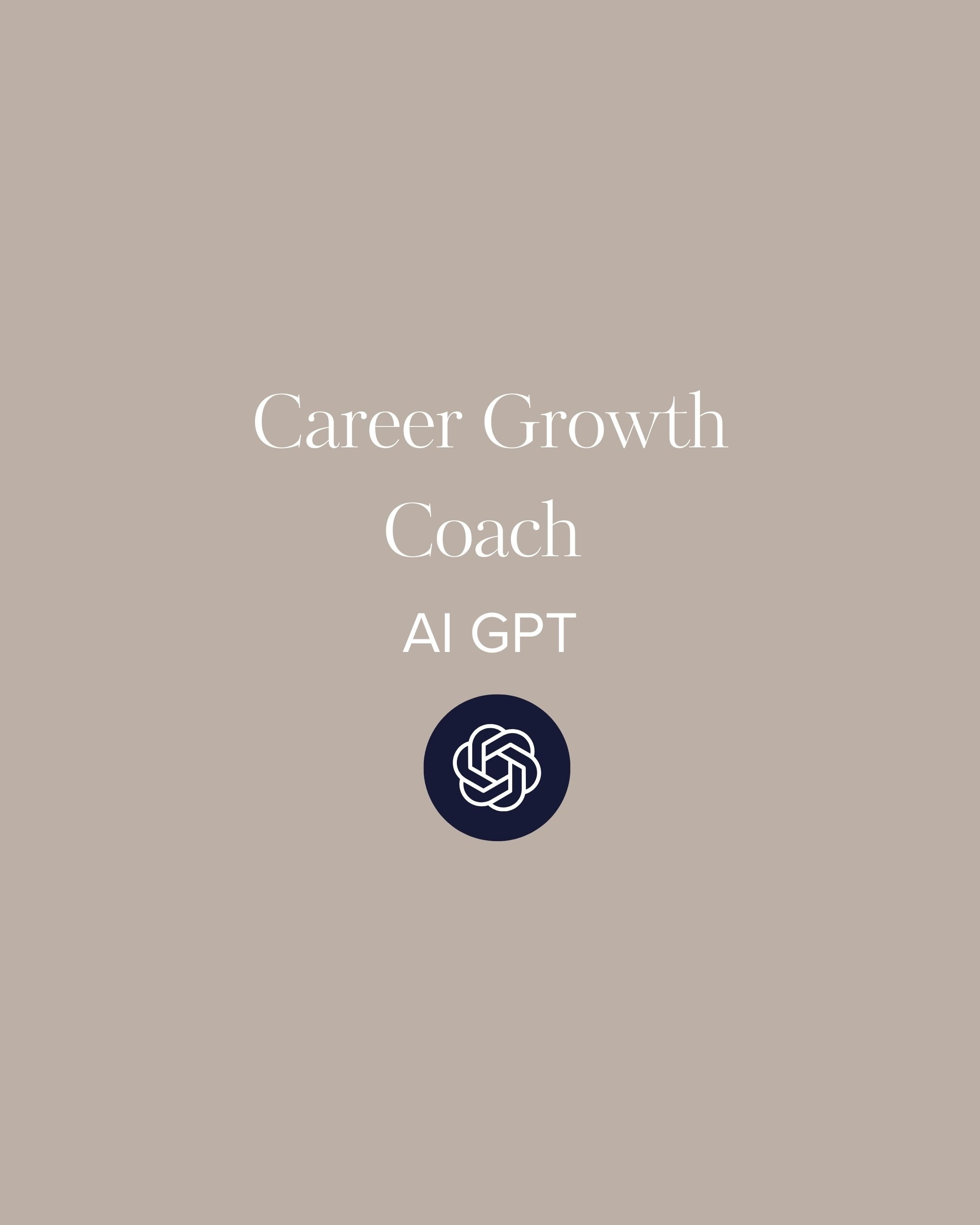 AI Career Coach: Custom GPT for Career Growth