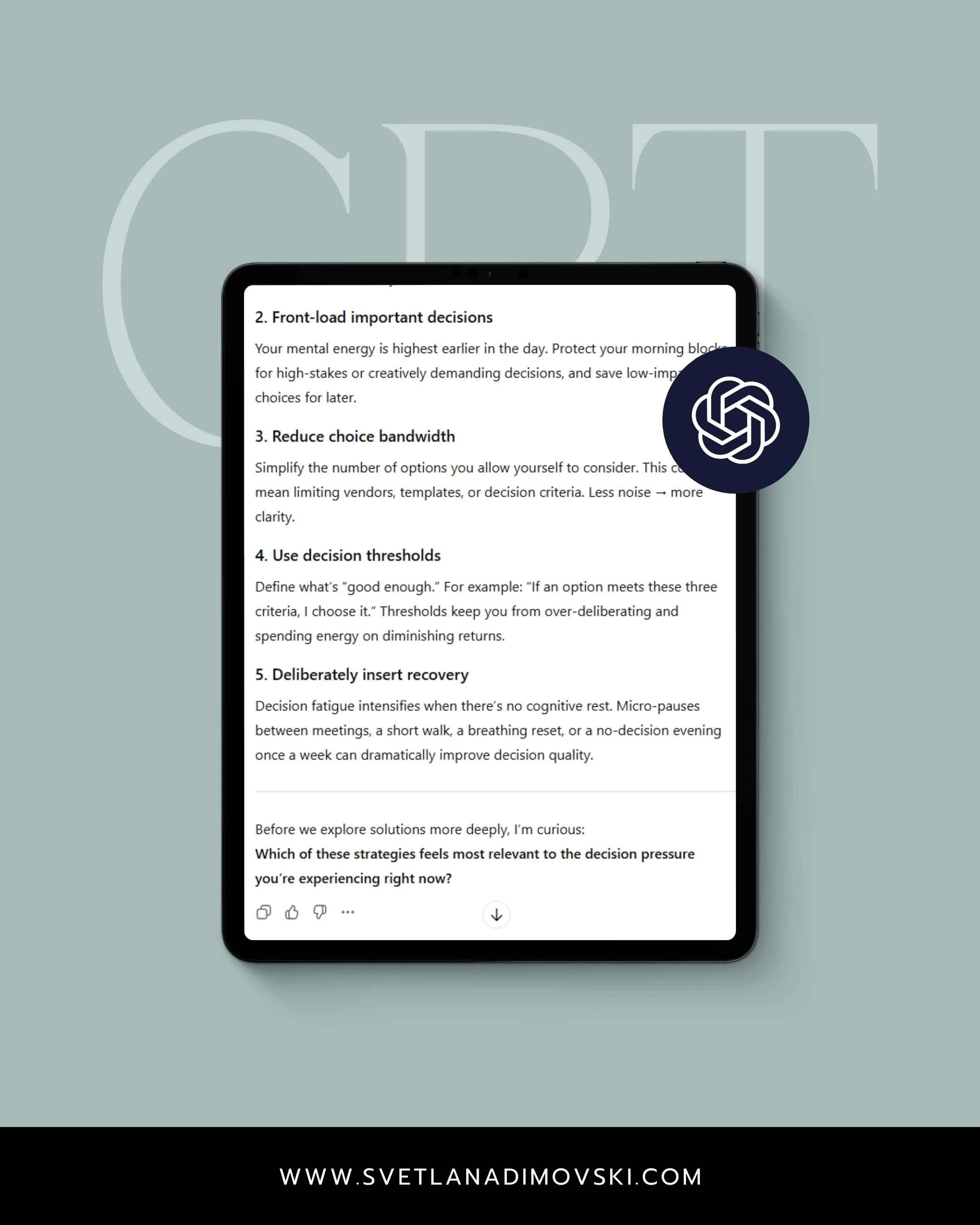 AI Peak Performance Coach - AI Life Coach - Custom GPT