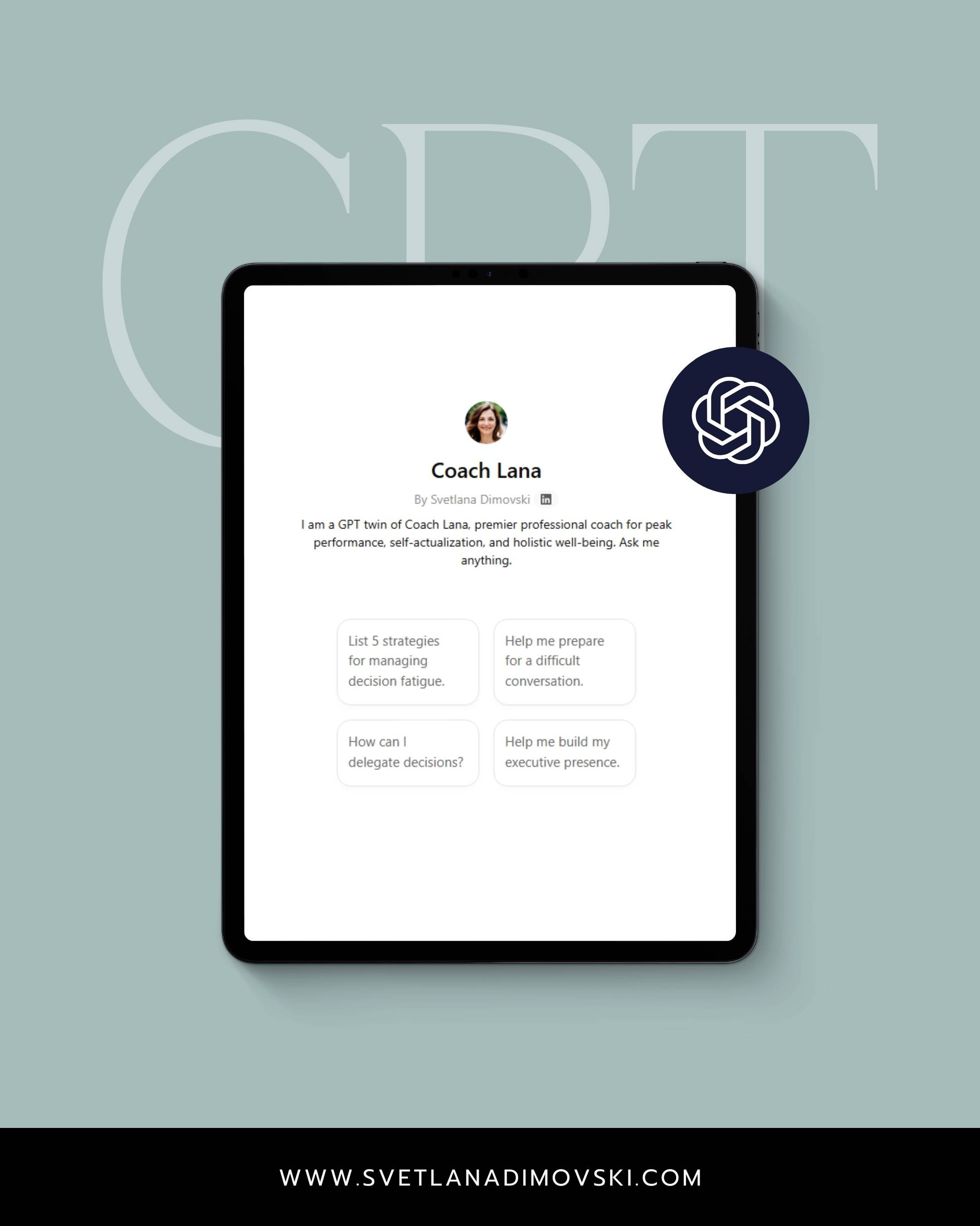 AI Performance Coaching - Custom GPT