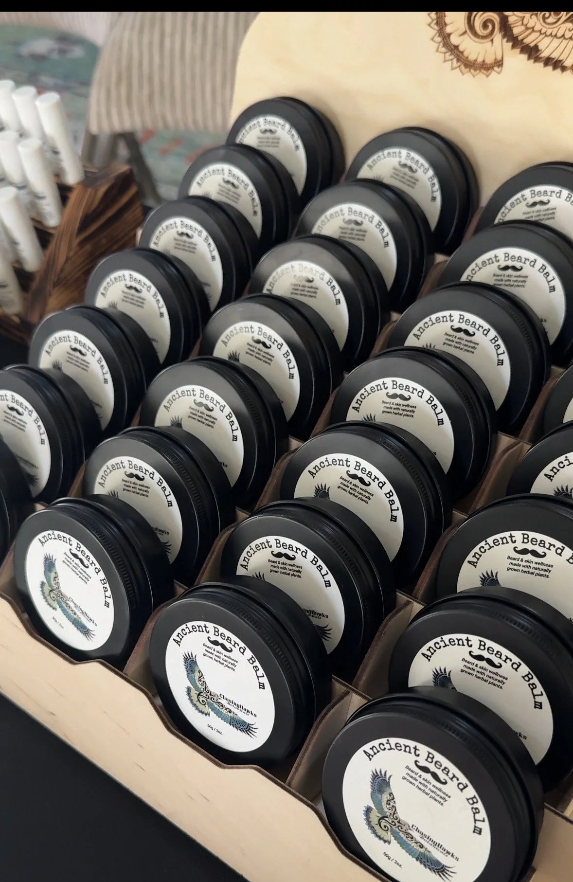 Beard Balm on wood shelf for website jpg.jpg