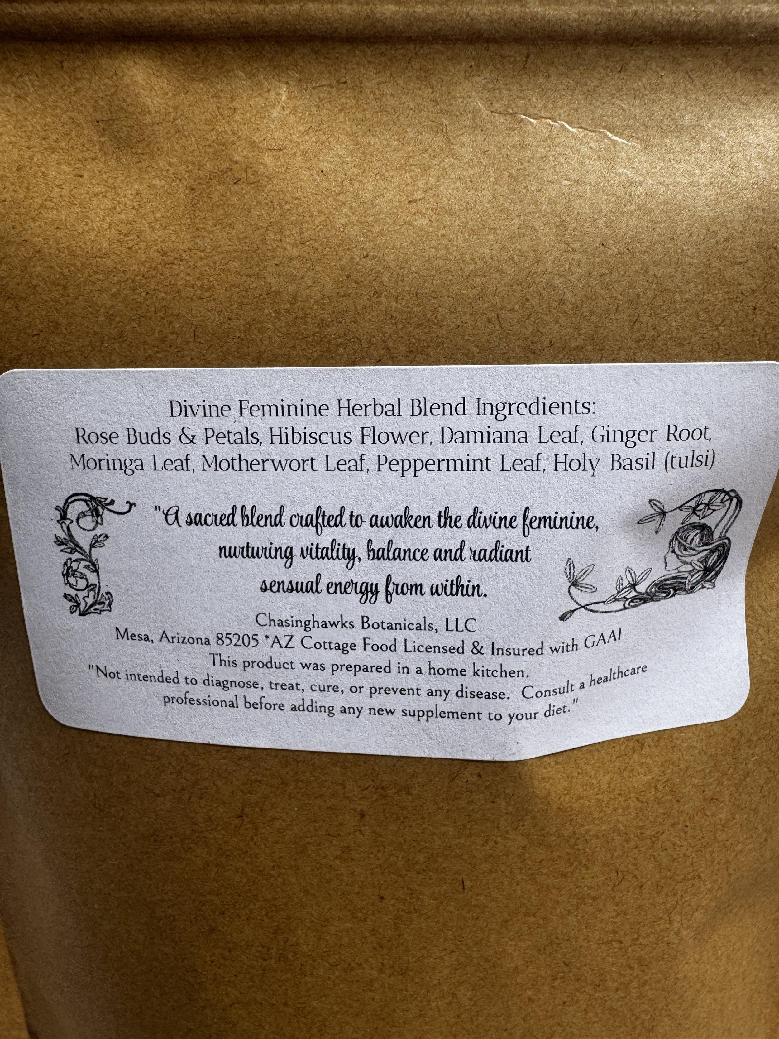 Divine Feminine Herbal Blend back label.JPG