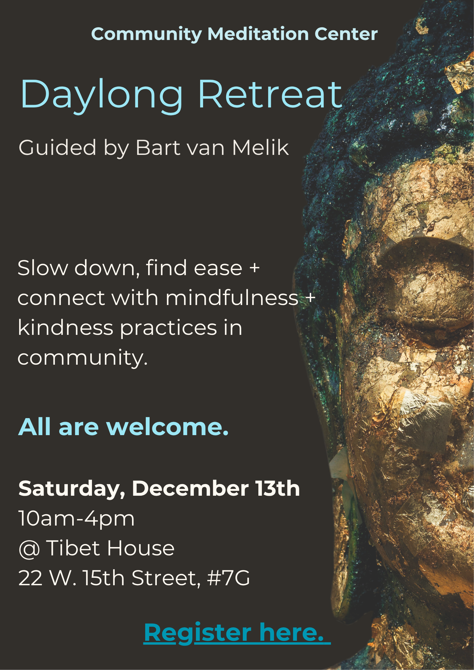 Daylong Retreat with Bart van Melik (In person only)