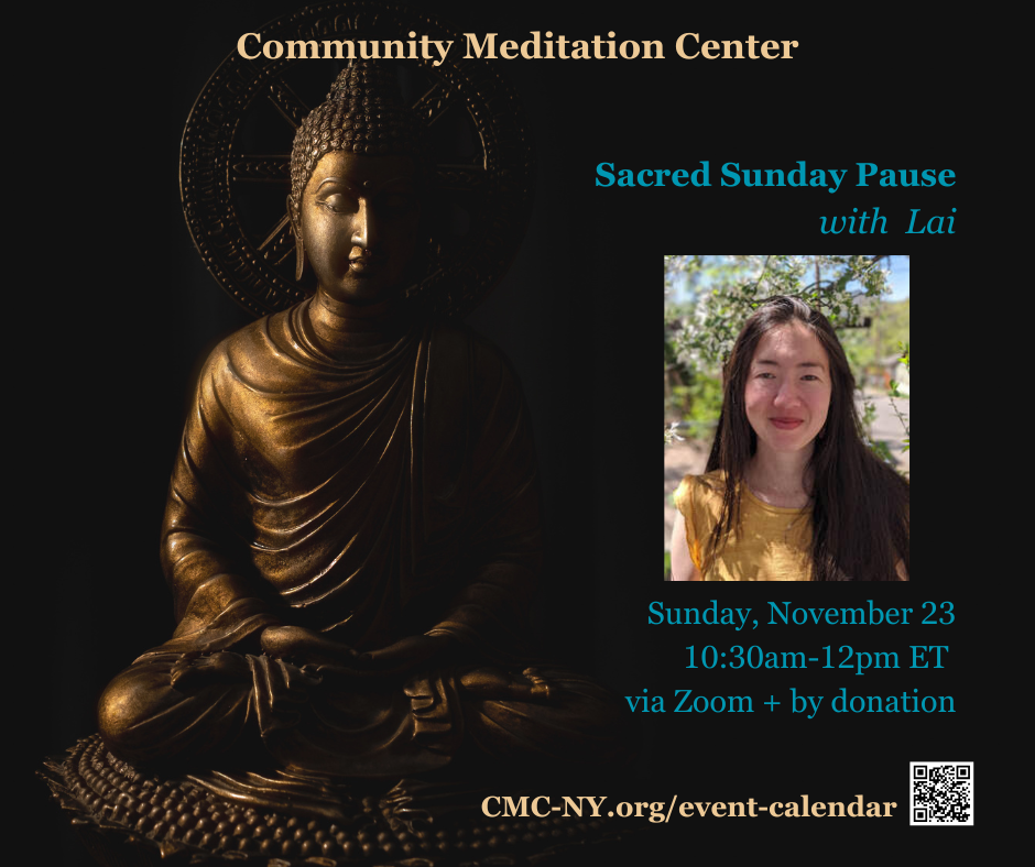 Sacred Sunday Pause with Cara Lai (via Zoom)