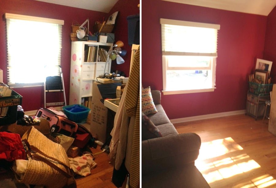 DeClutter Box Home Organization Before After