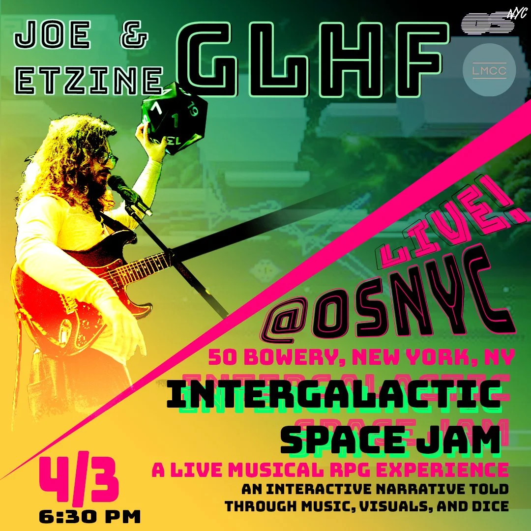 VGM Jam Sessions NYC Presents: Intergalactic Space Jam: A Live Musical RPG Experience ft. Joe Etzine & GLHF!