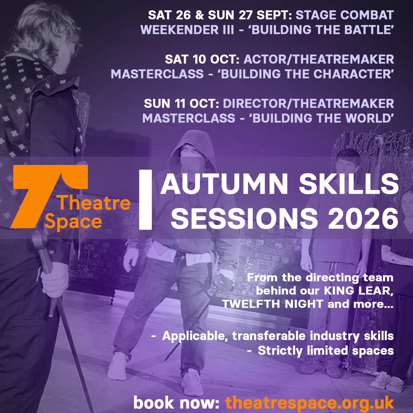 AUTUMN SKILLS SESSIONS 2026: Combat, Acting, Directing Masterclasses
