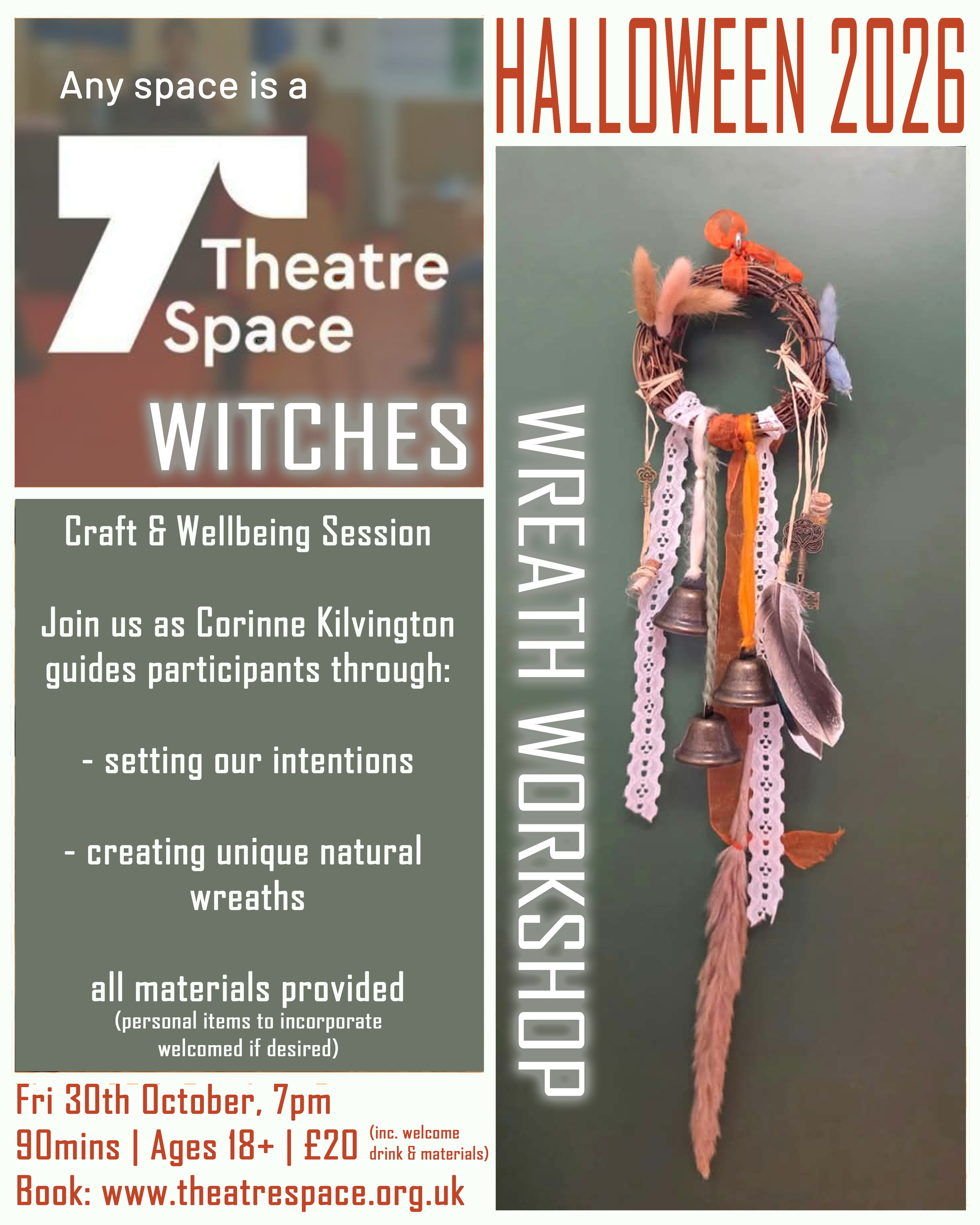 Workshop: Craft your own Witches Wreath (29 Oct)