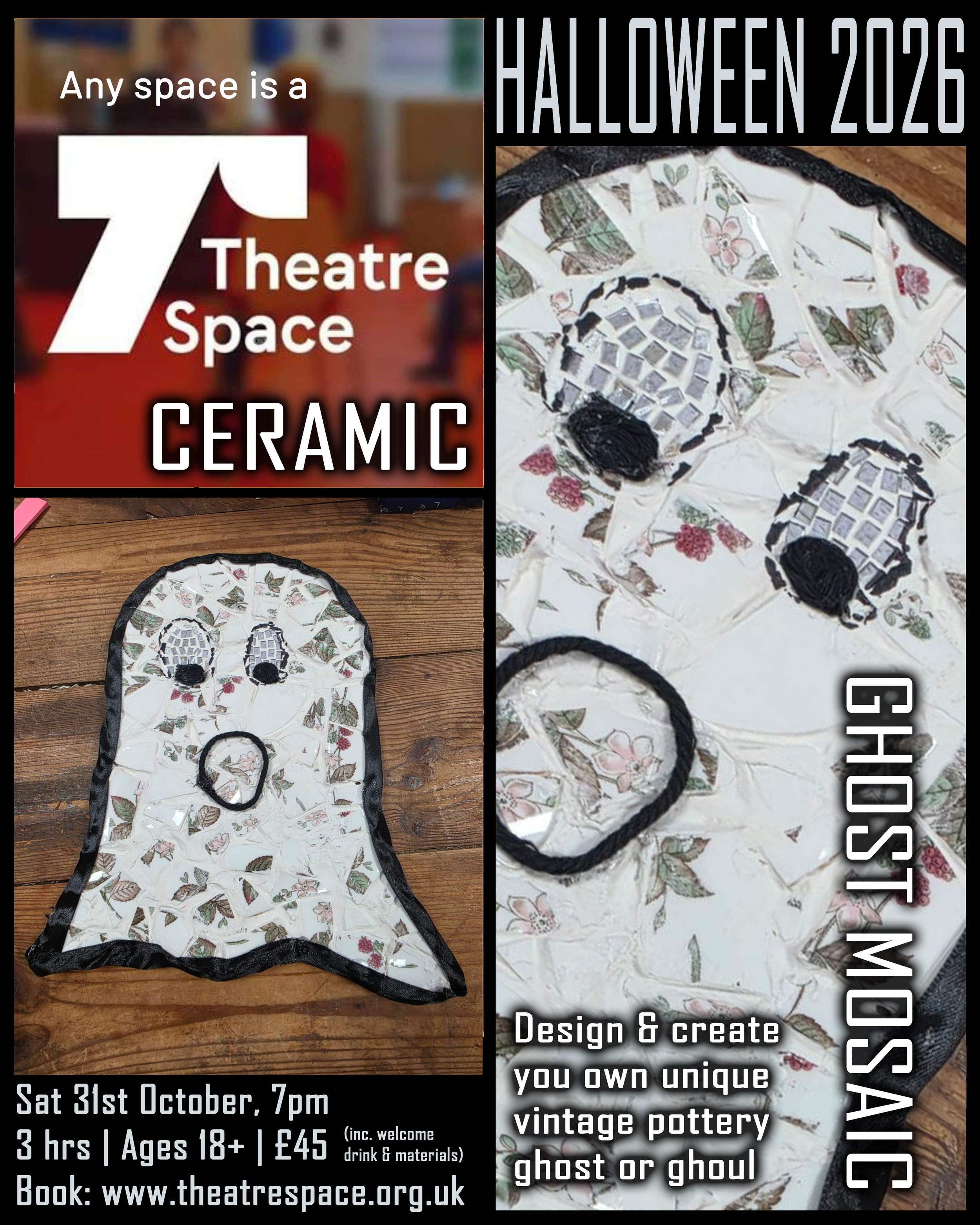 Workshop: Craft your own Spooky Mosaic (31 Oct)