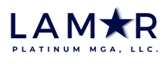 Logo of LAMAR Platinum MGA LLC in navy blue text with a star between 'L' and 'A'.