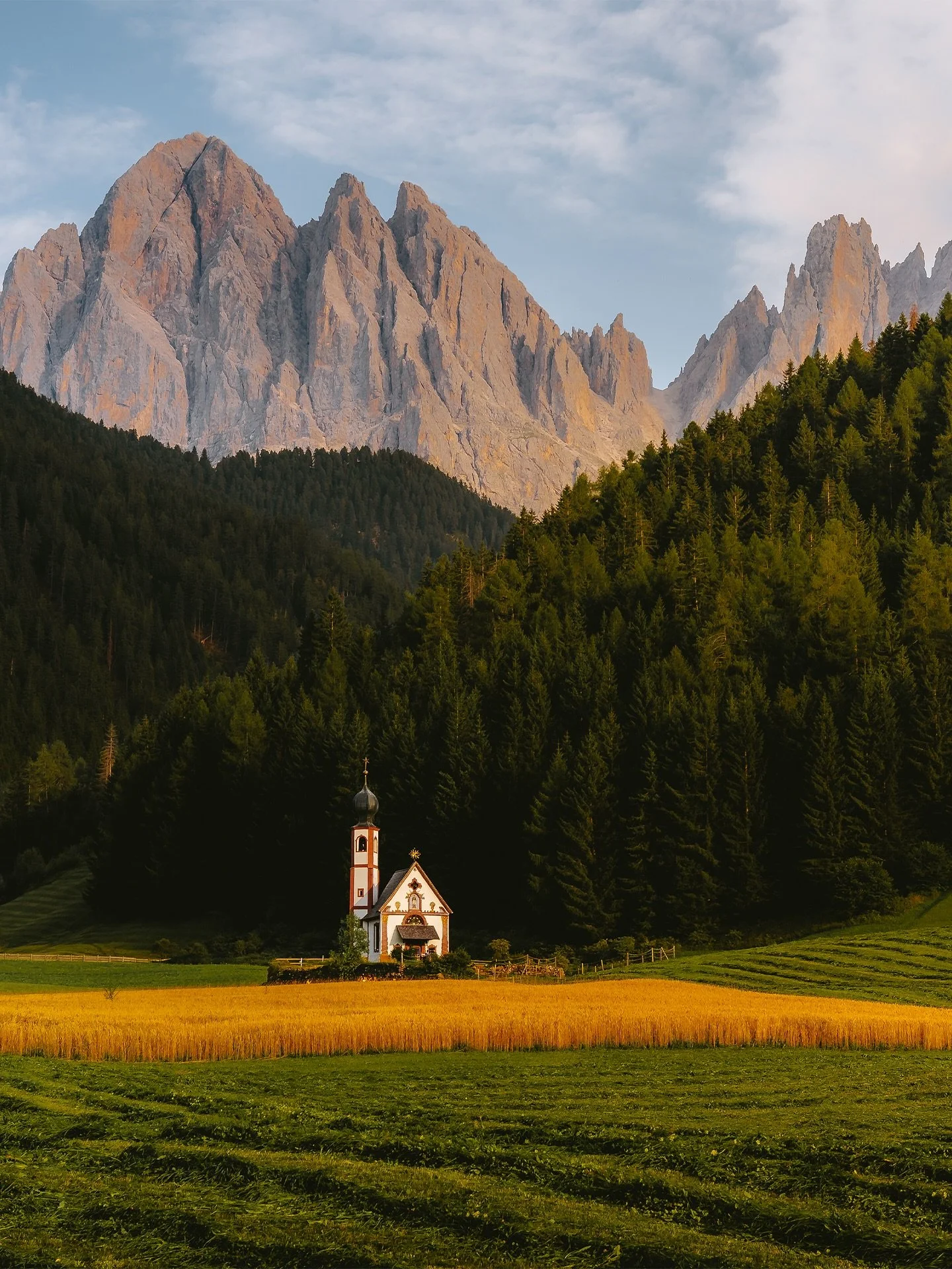Most photographed church in the world? Perhaps.
Does it have every right to be? Very much yes.

-

I am not someone who goes after all the Instagram hotspots. In fact, we even try to avoid them while hiking in the Dolomites. But this stunner popped u