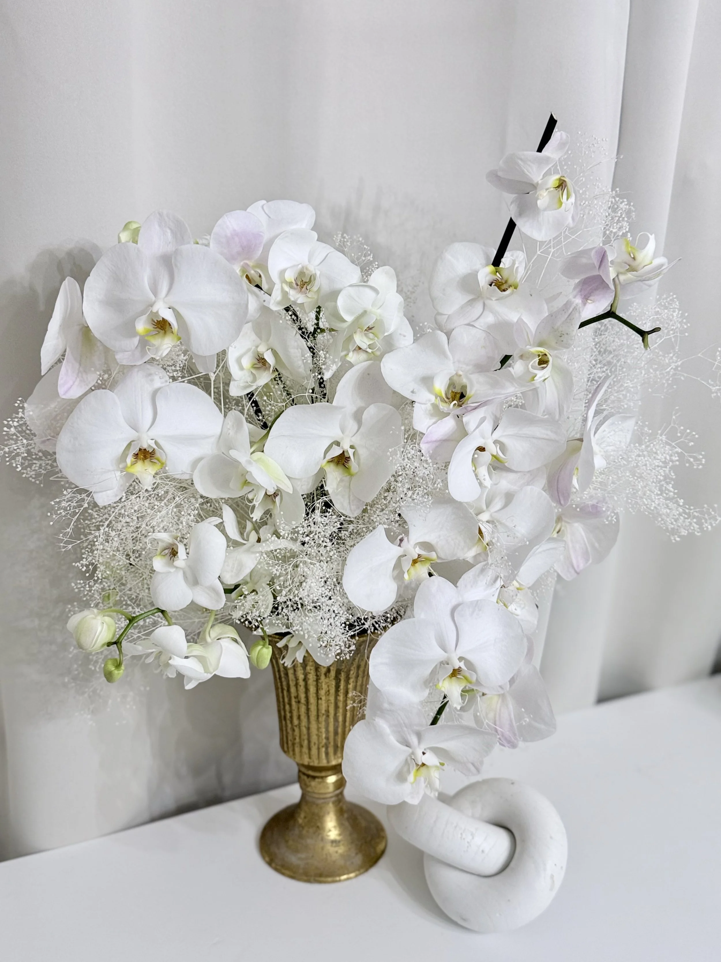 With orchids love