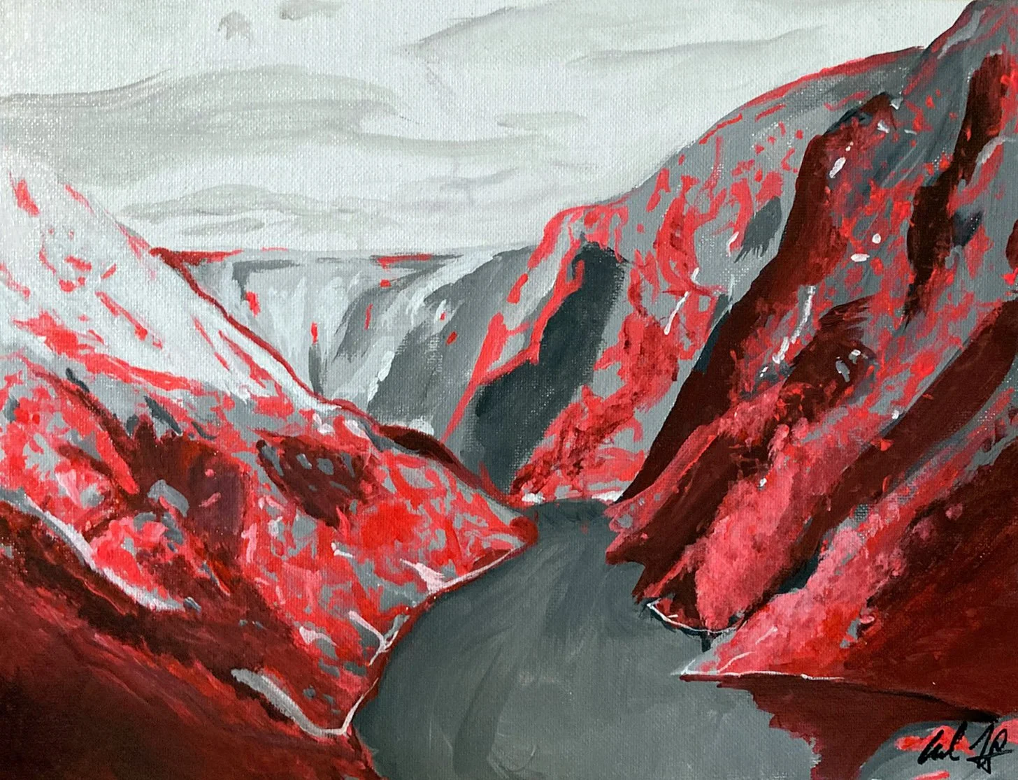 Fjord II - (ORIGINAL PAINTING)